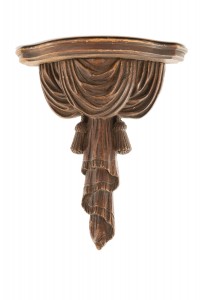 Vintage decorative wall shelf