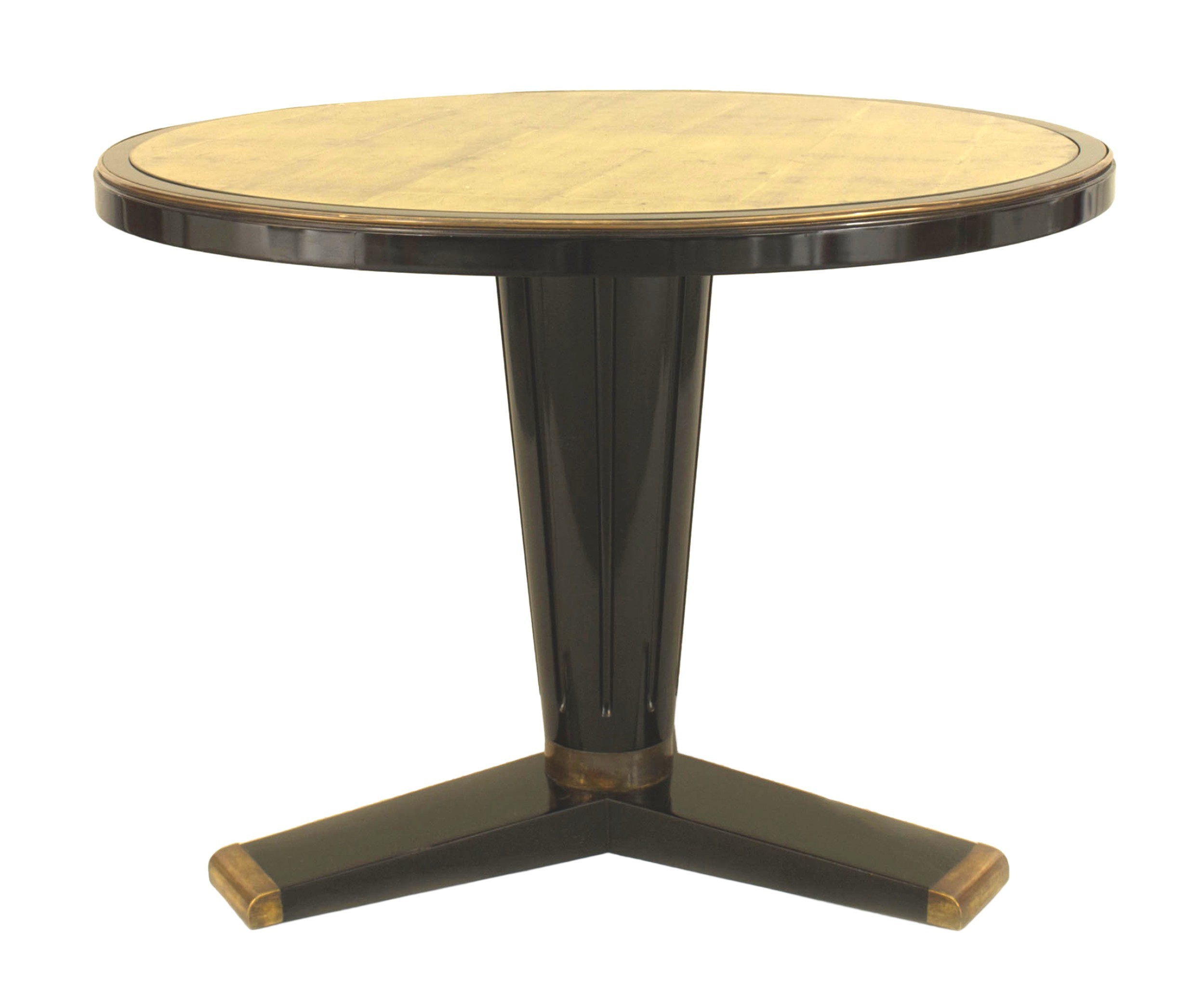French art moderne ebonized center table 4 mto