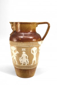 Egyptian style brown pitcher 3