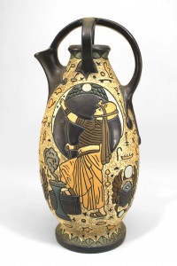 Accessories urn vase middle eastern egyptian porcelain niv017