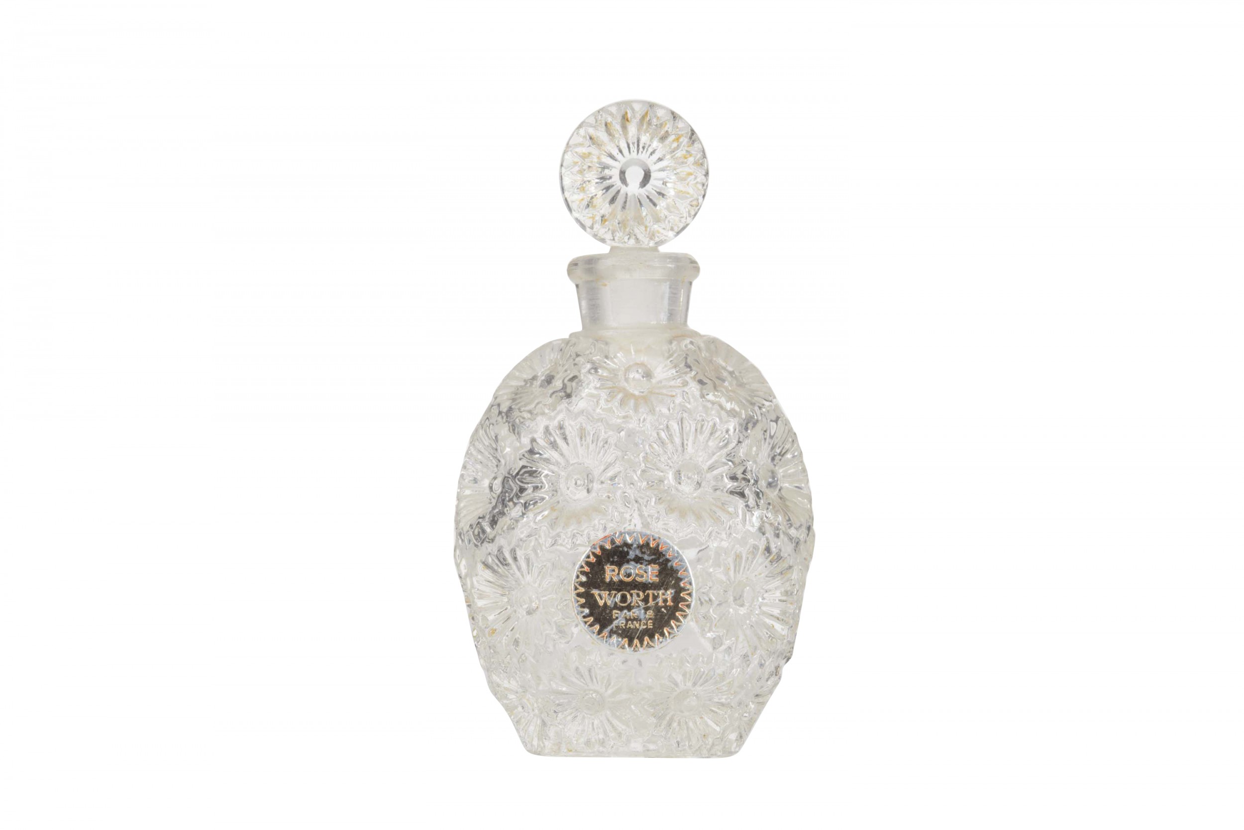 French art deco lalique daisy perfume bottle