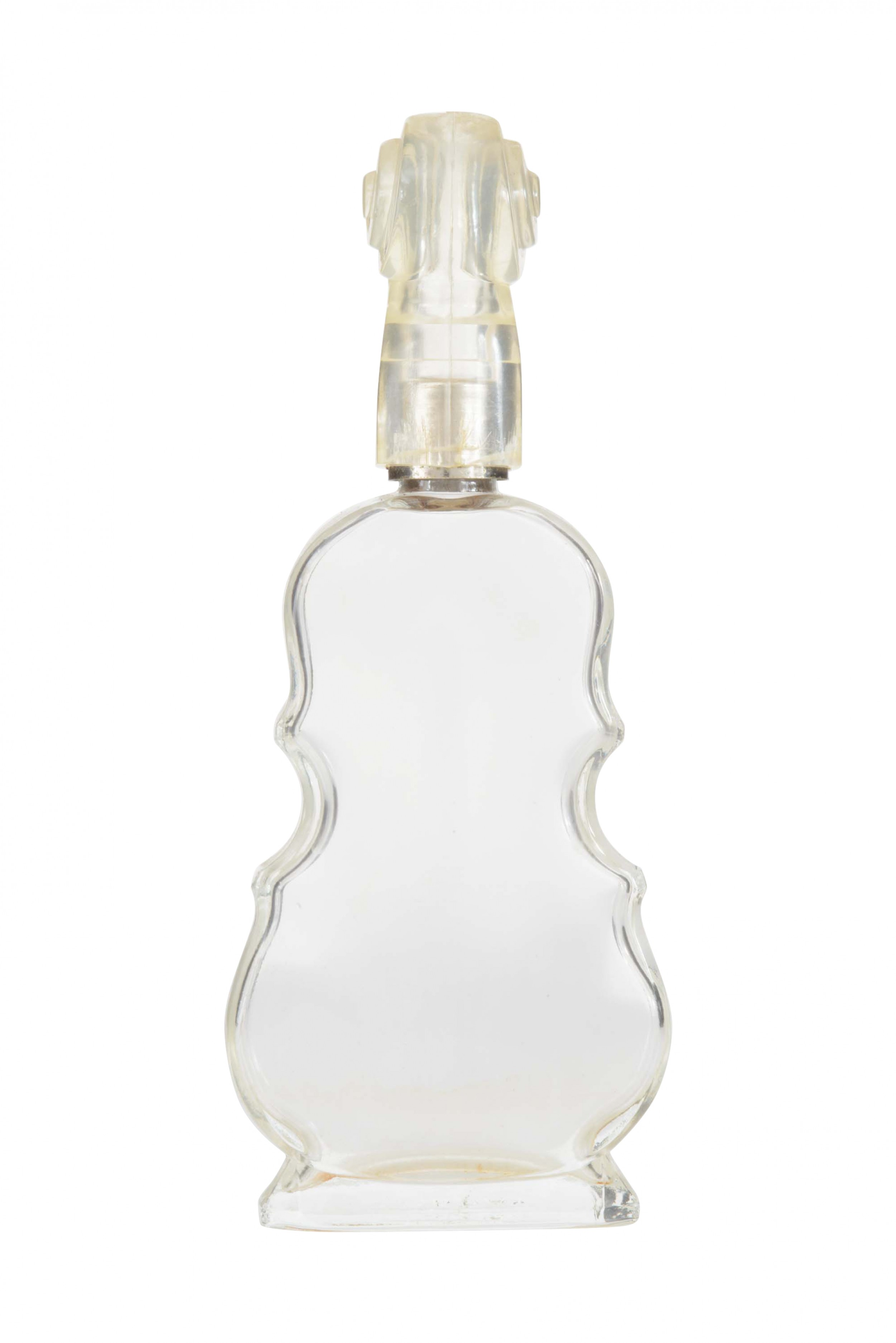 French art deco corday violin shaped perfume bottle
