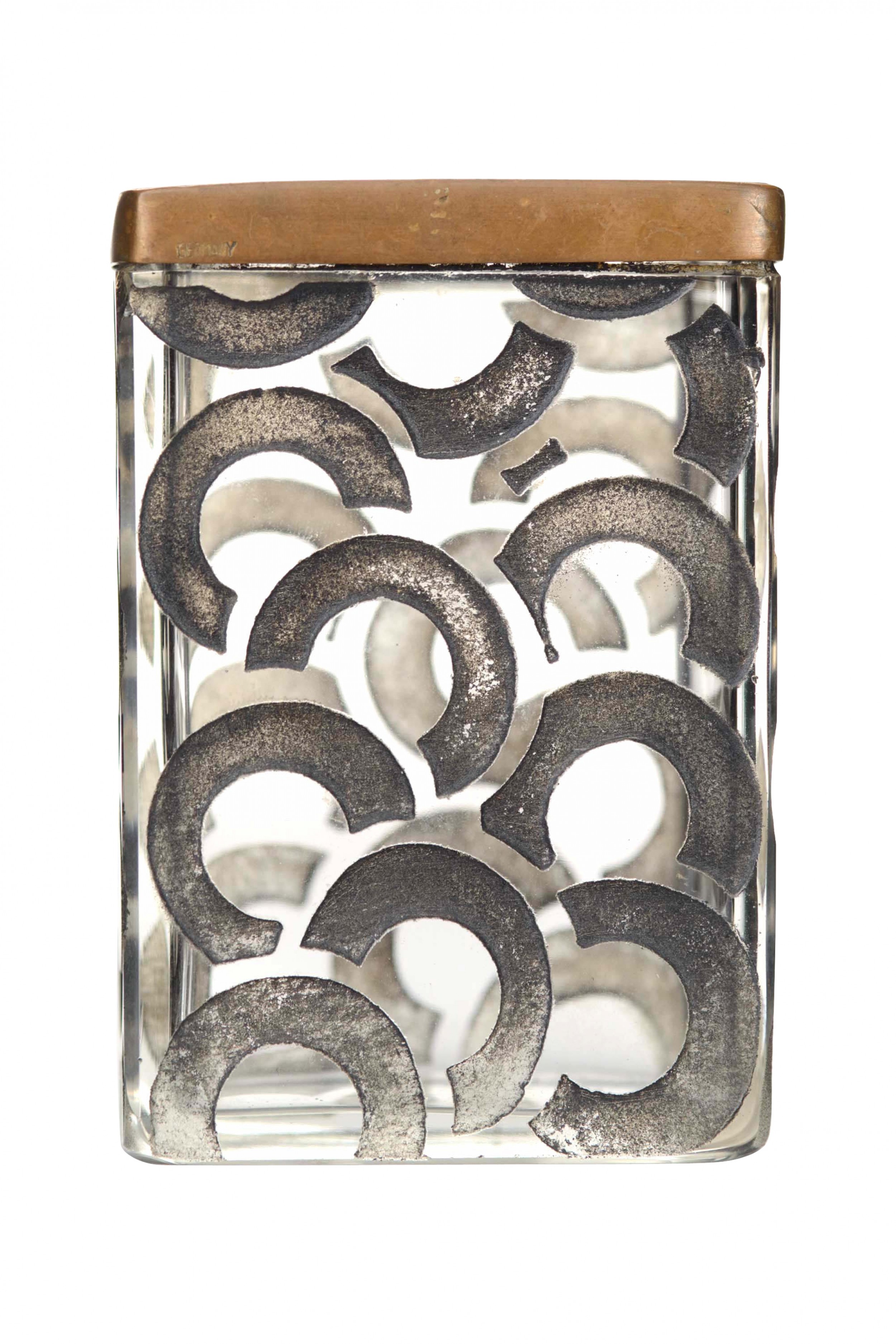 French art deco jean luce powder jar