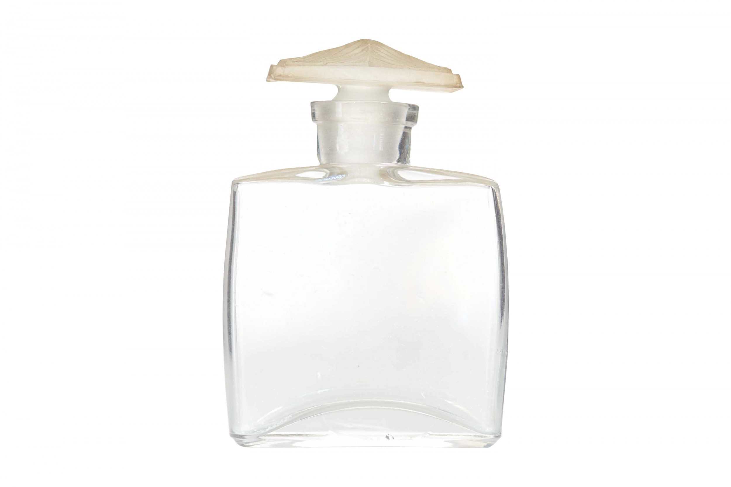 French art deco glass perfume bottle 3