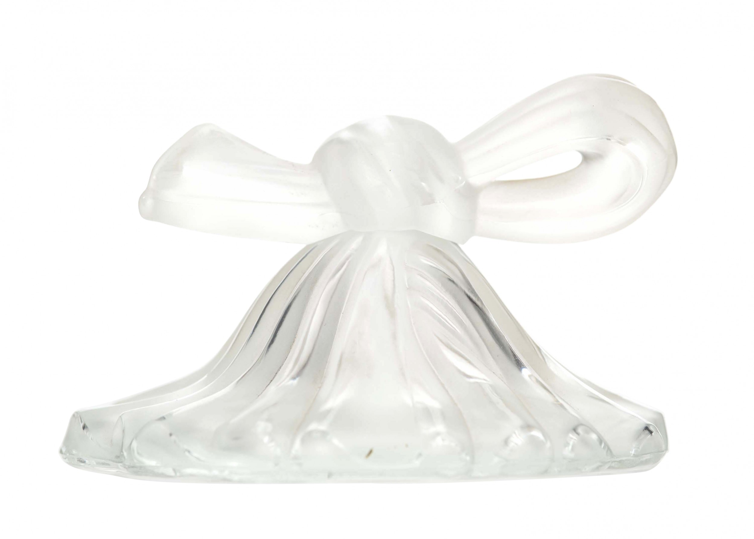 French art deco jabot by lucien lelong perfume bottle