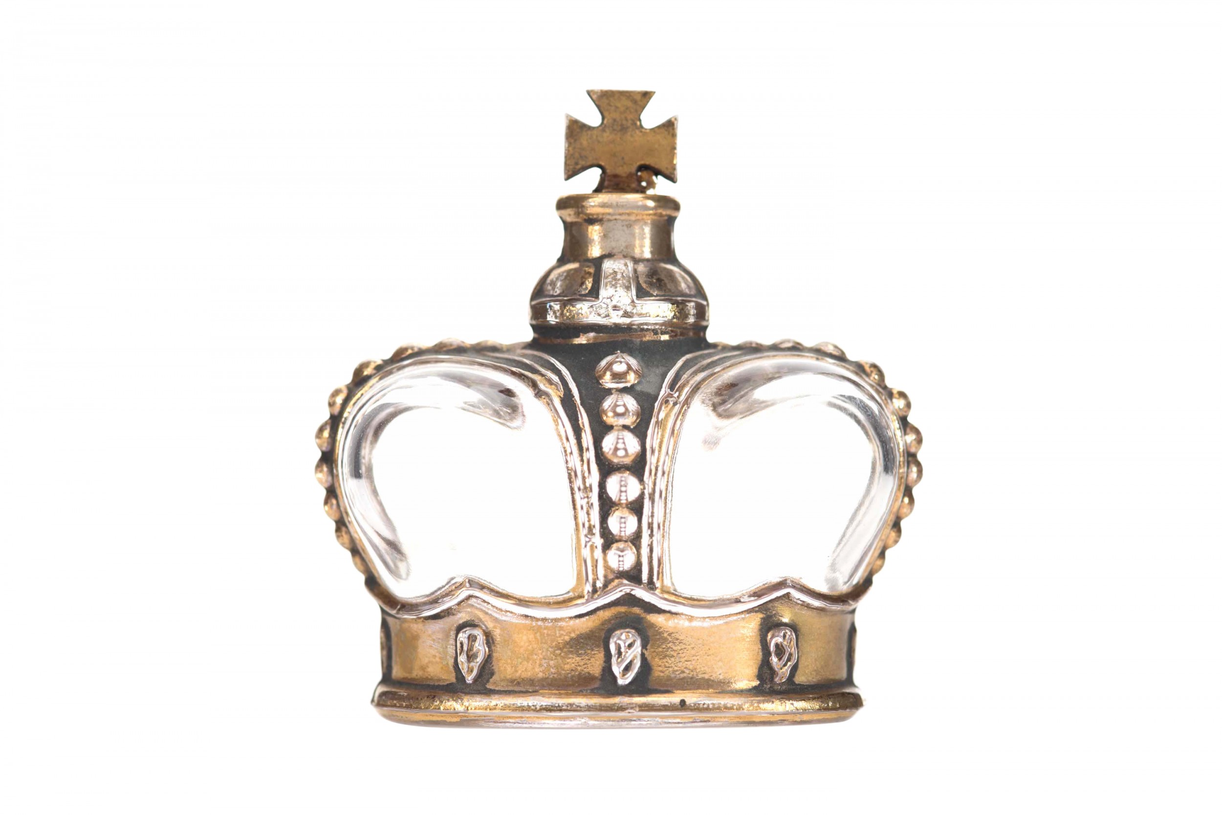 French art deco crown jewel by matchabelli perfume bottle