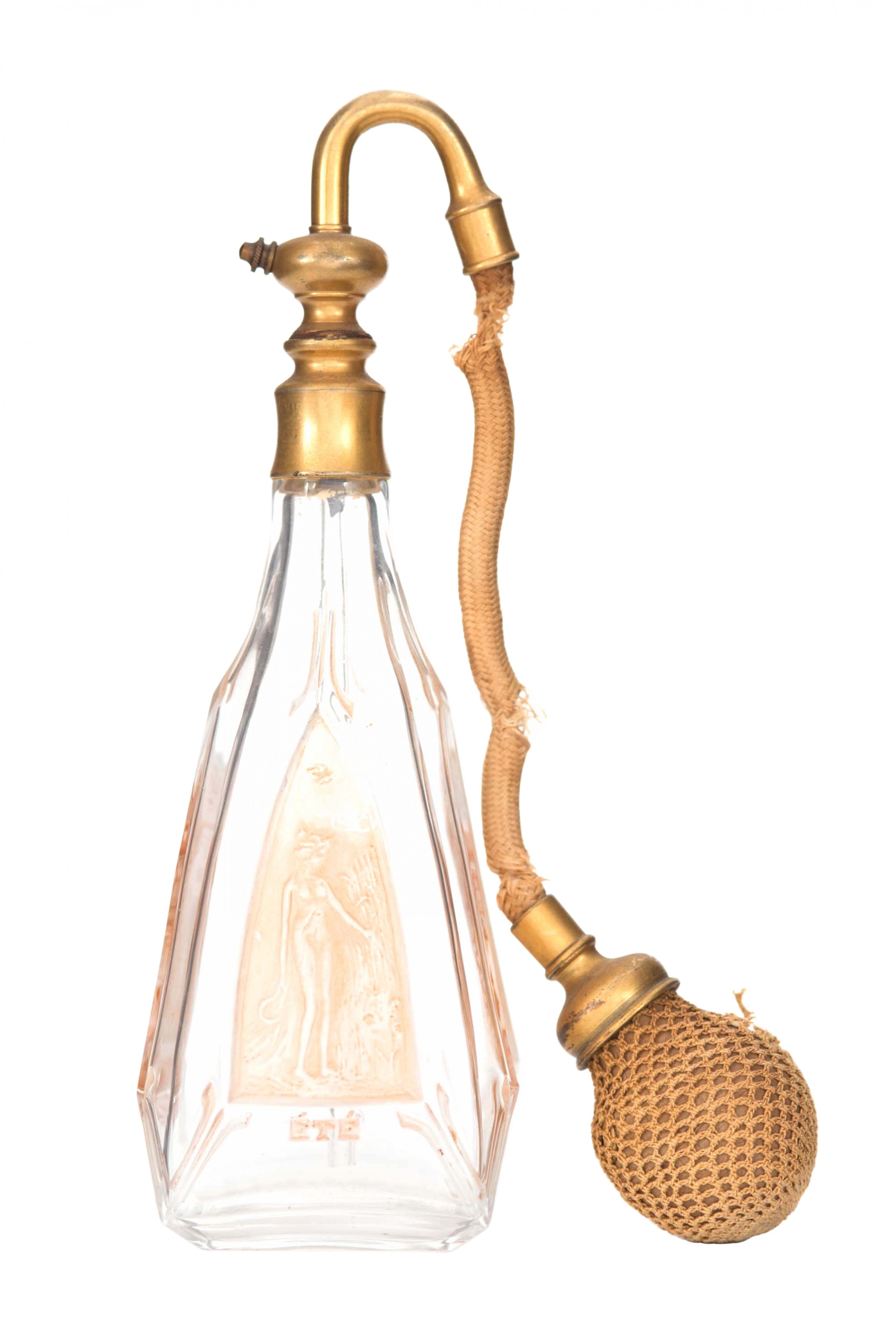 French art deco cristalleries de nancy perfume atomizer