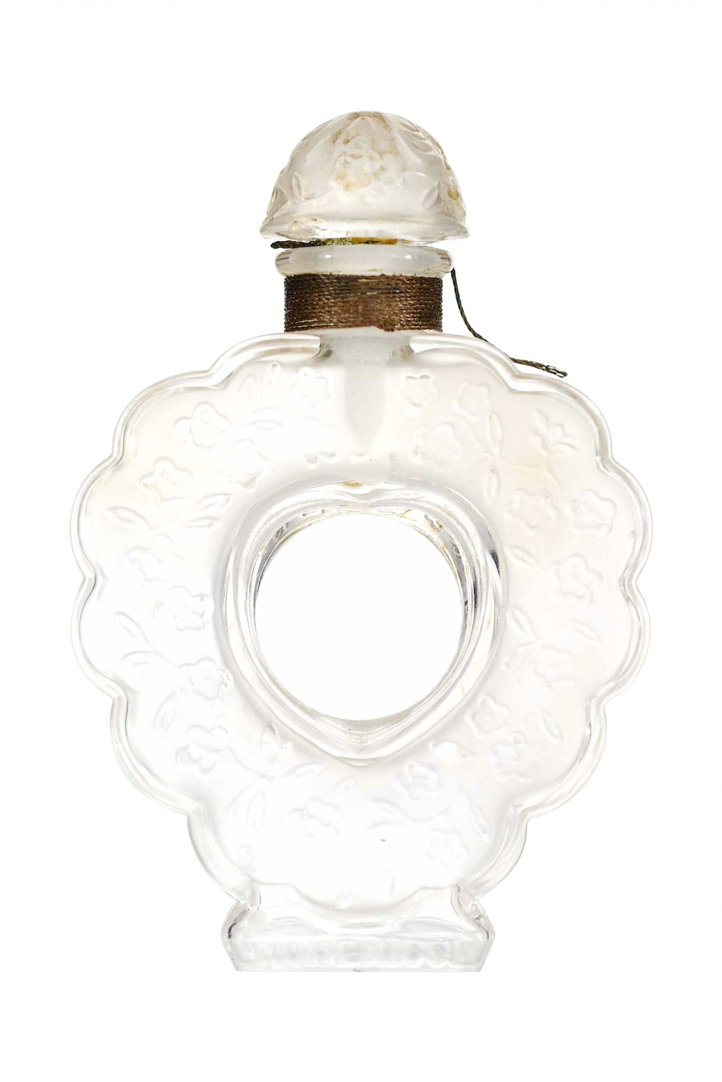 French art deco coeur joie by ricci lalique perfume bottle