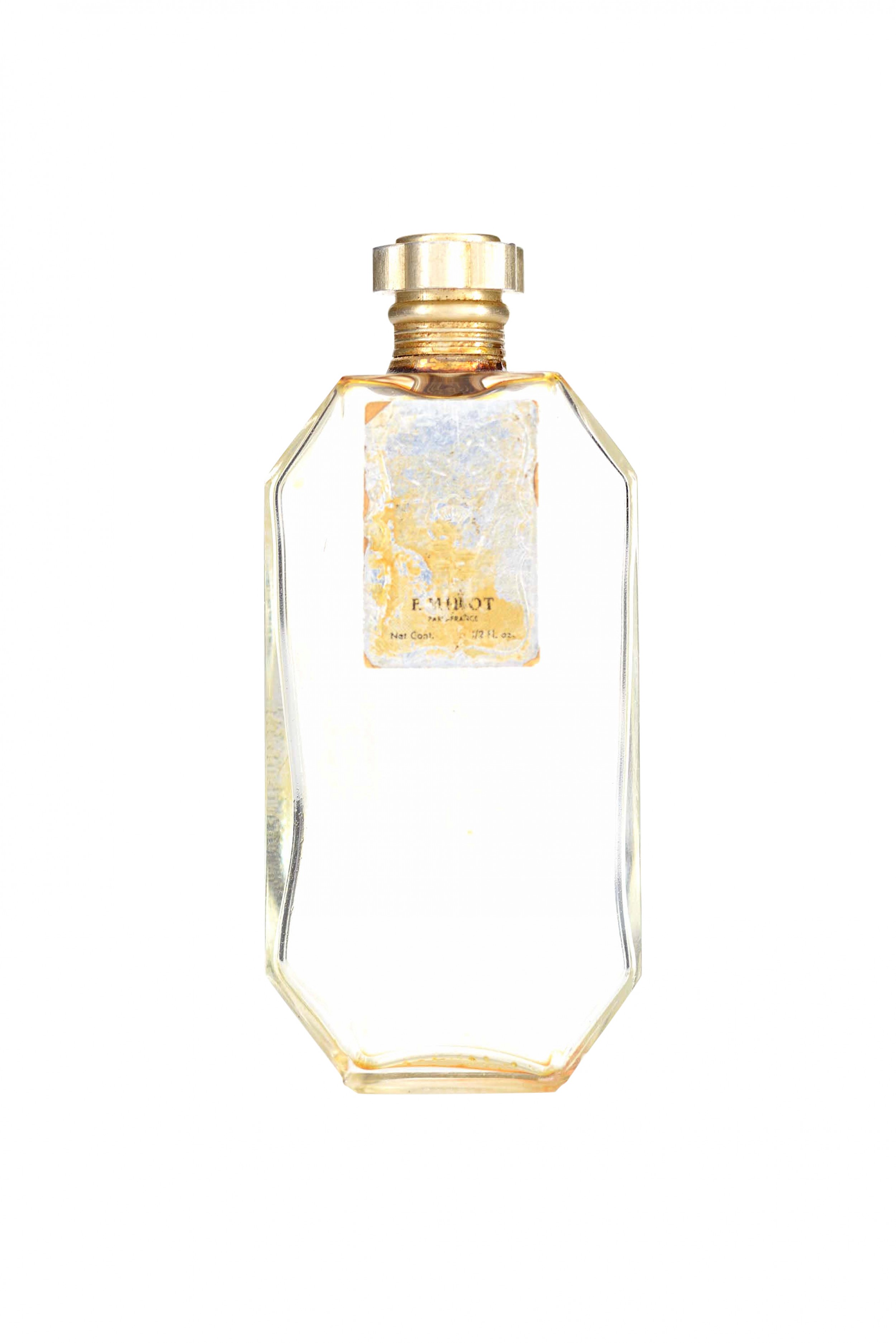French art deco crepe de chine by f millot perfume bottle