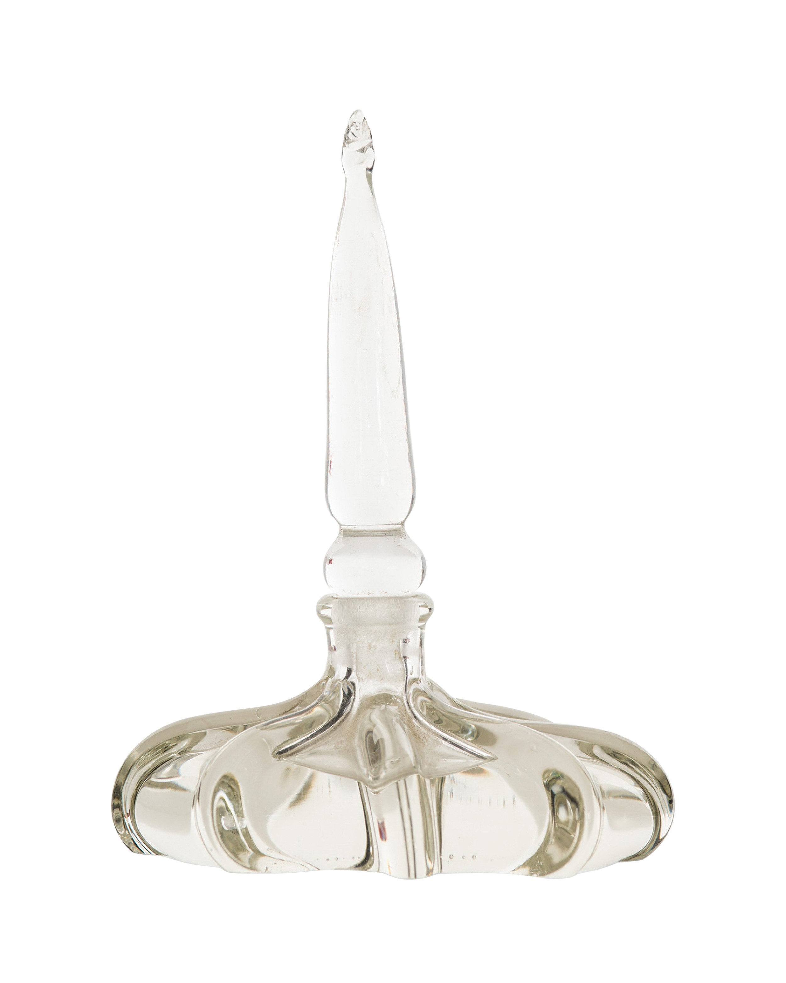 Vintage french glass perfume bottle