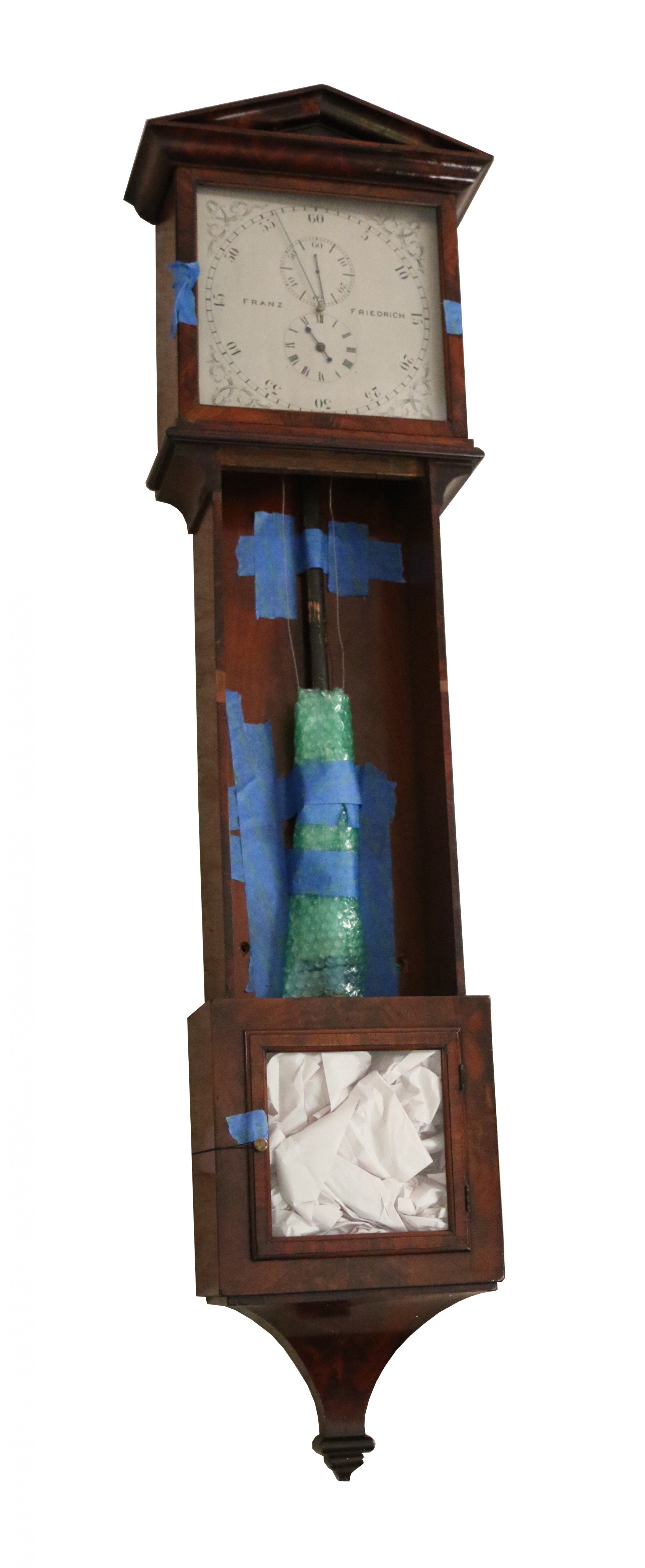 Austrian wooden wall clock