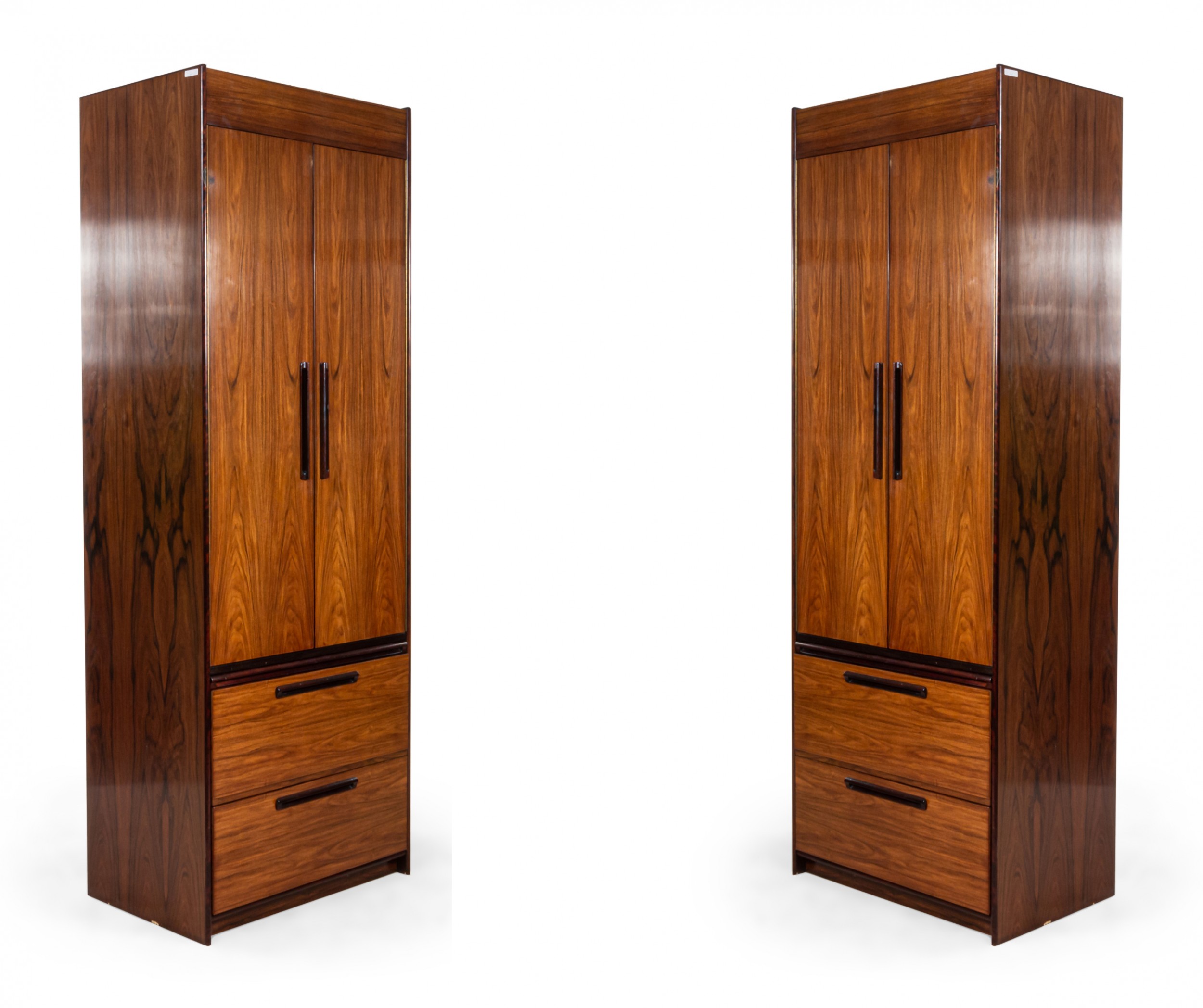 Scandinavian Mid Century Rosewood Chifferobes