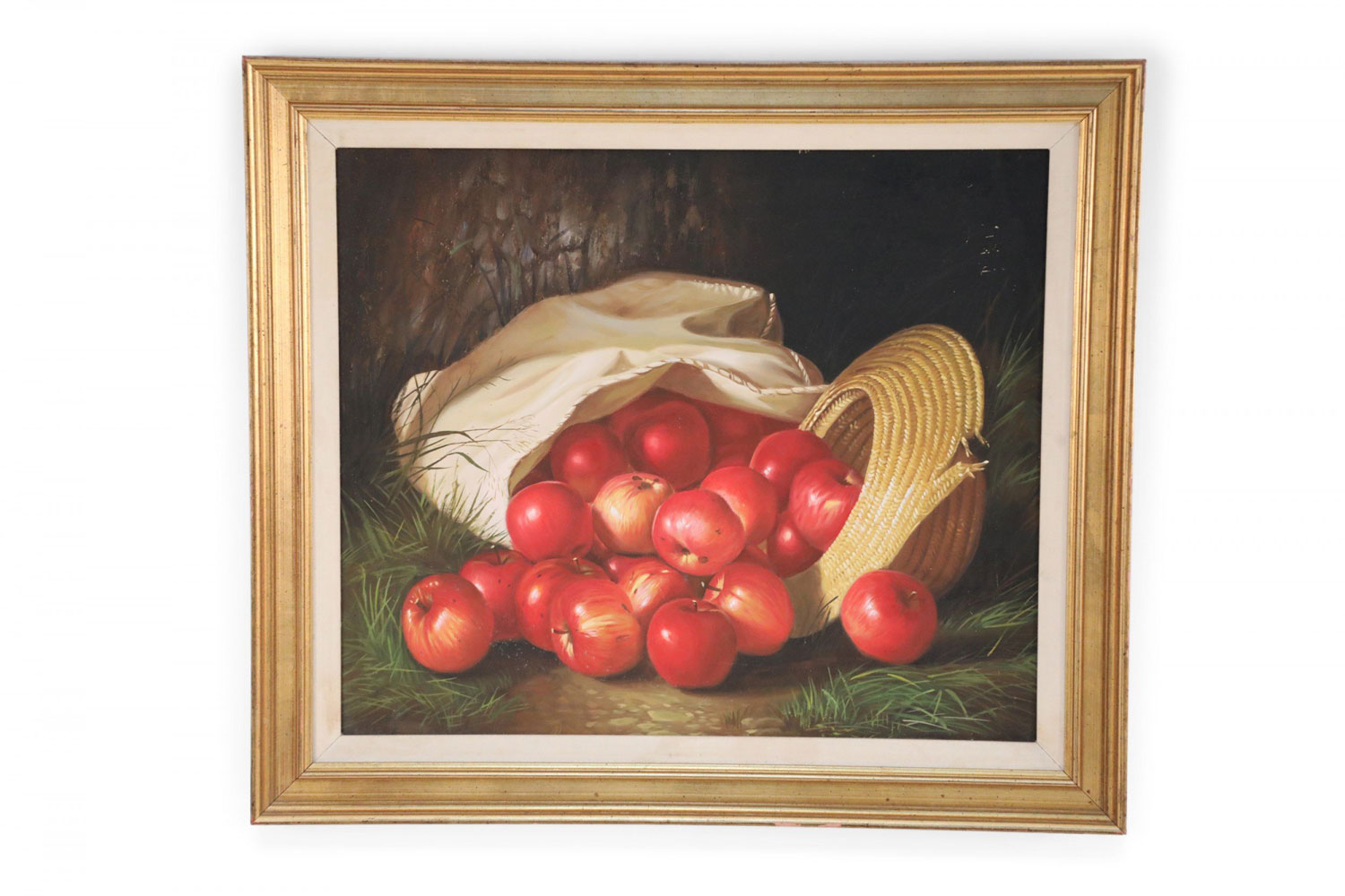 Bag of Apples Still Life Oil Painting