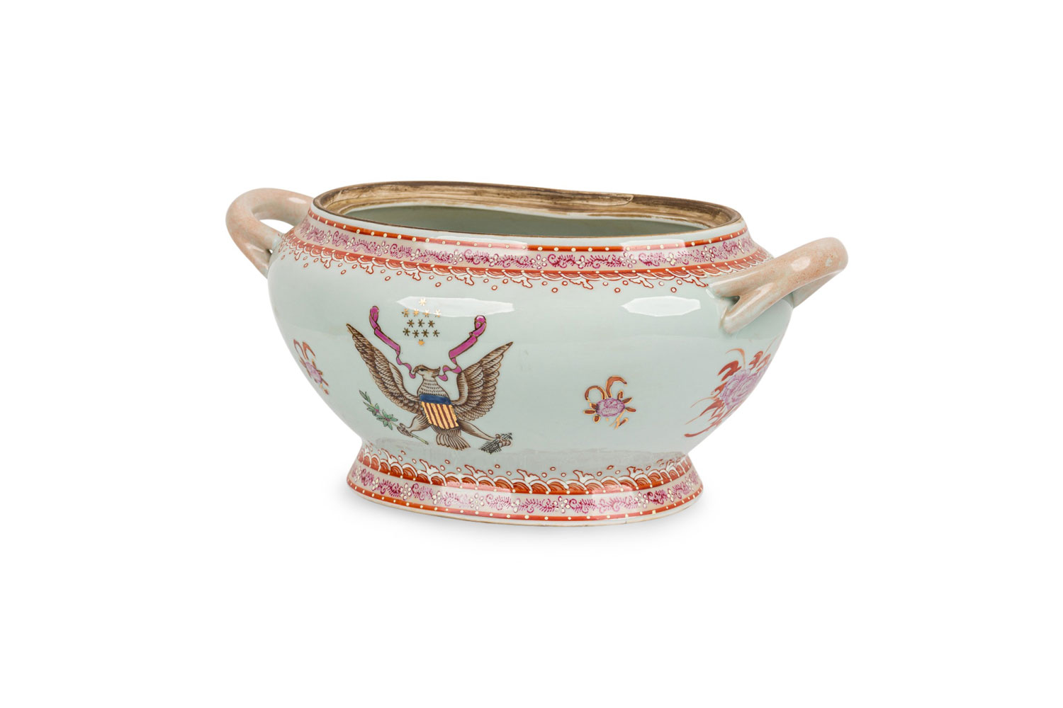 American Federal Light Blue and Eagle Tureen