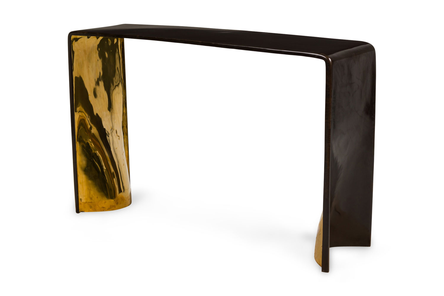 Holly hunt american mid century bronze khetan console 