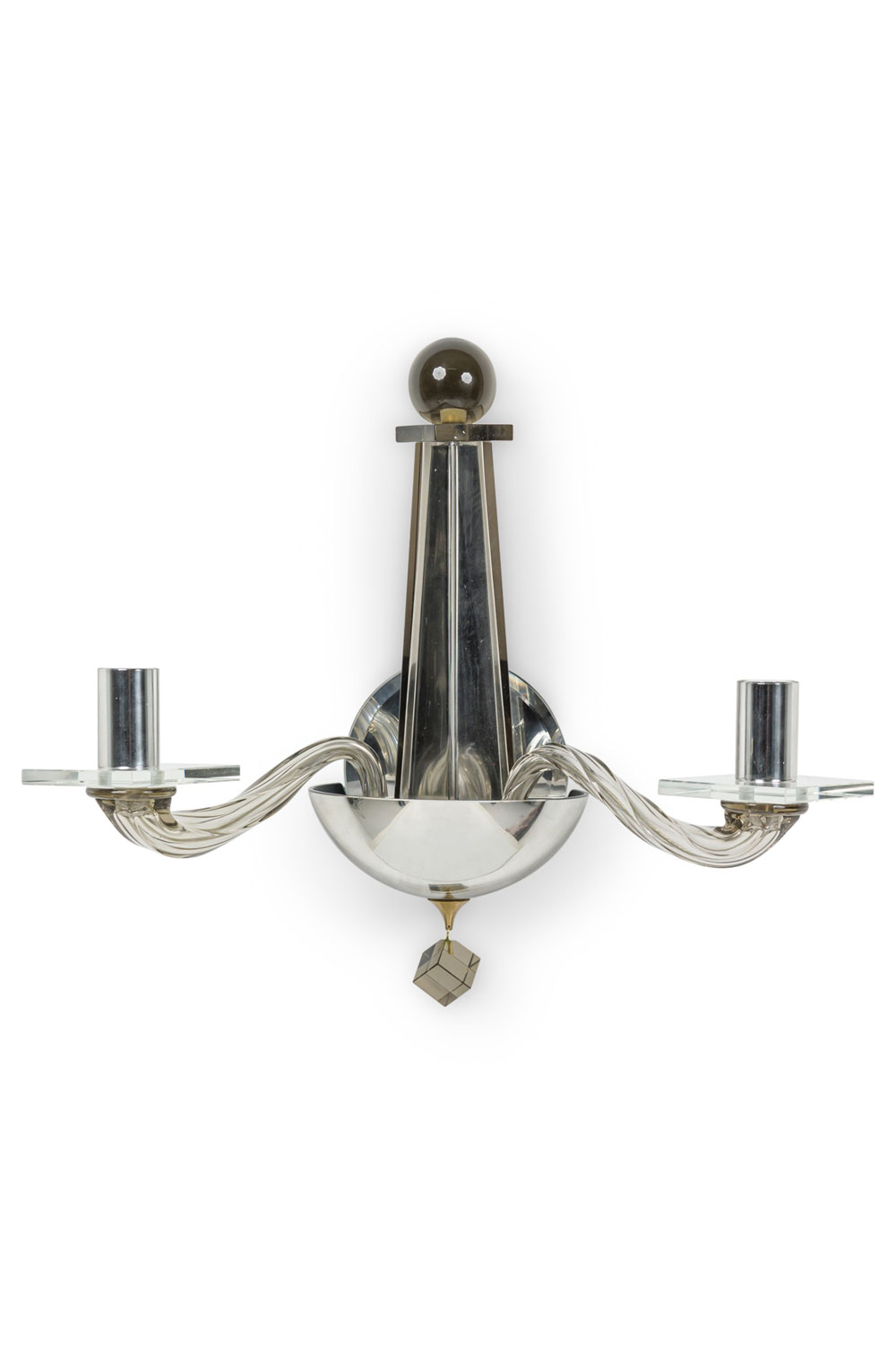 Set of 4 italian mid century donghia stellare wall sconce 