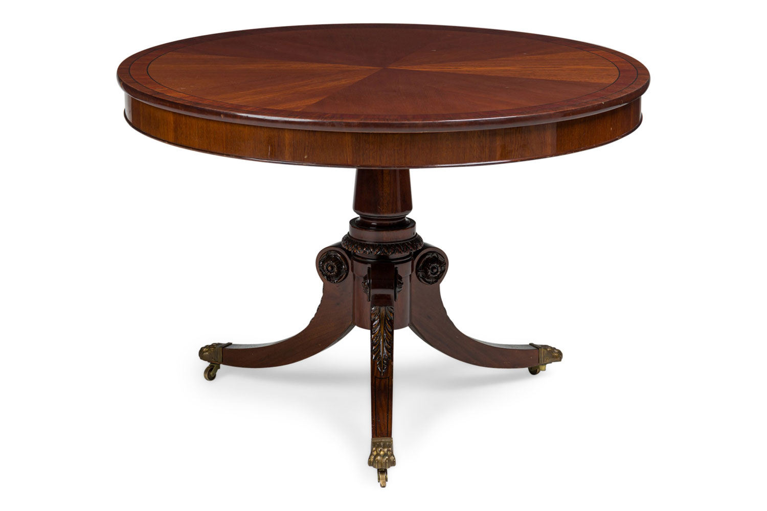 English regency round center table