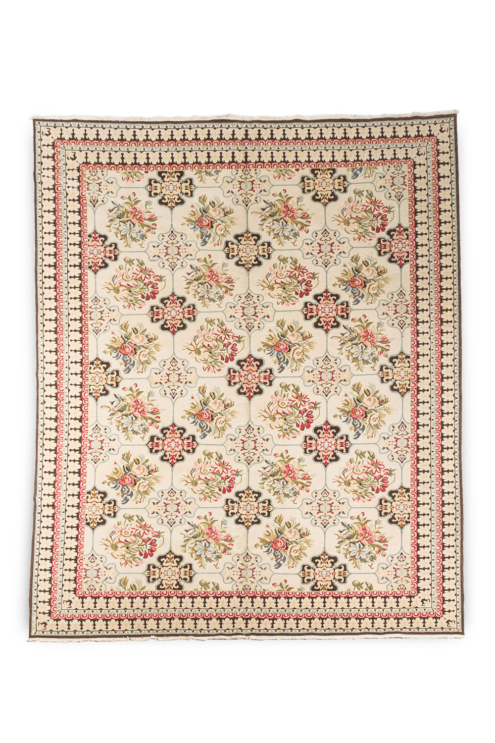 English victorian needlepoint rug