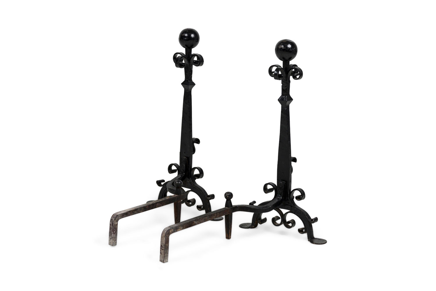 French neoclassical andirons