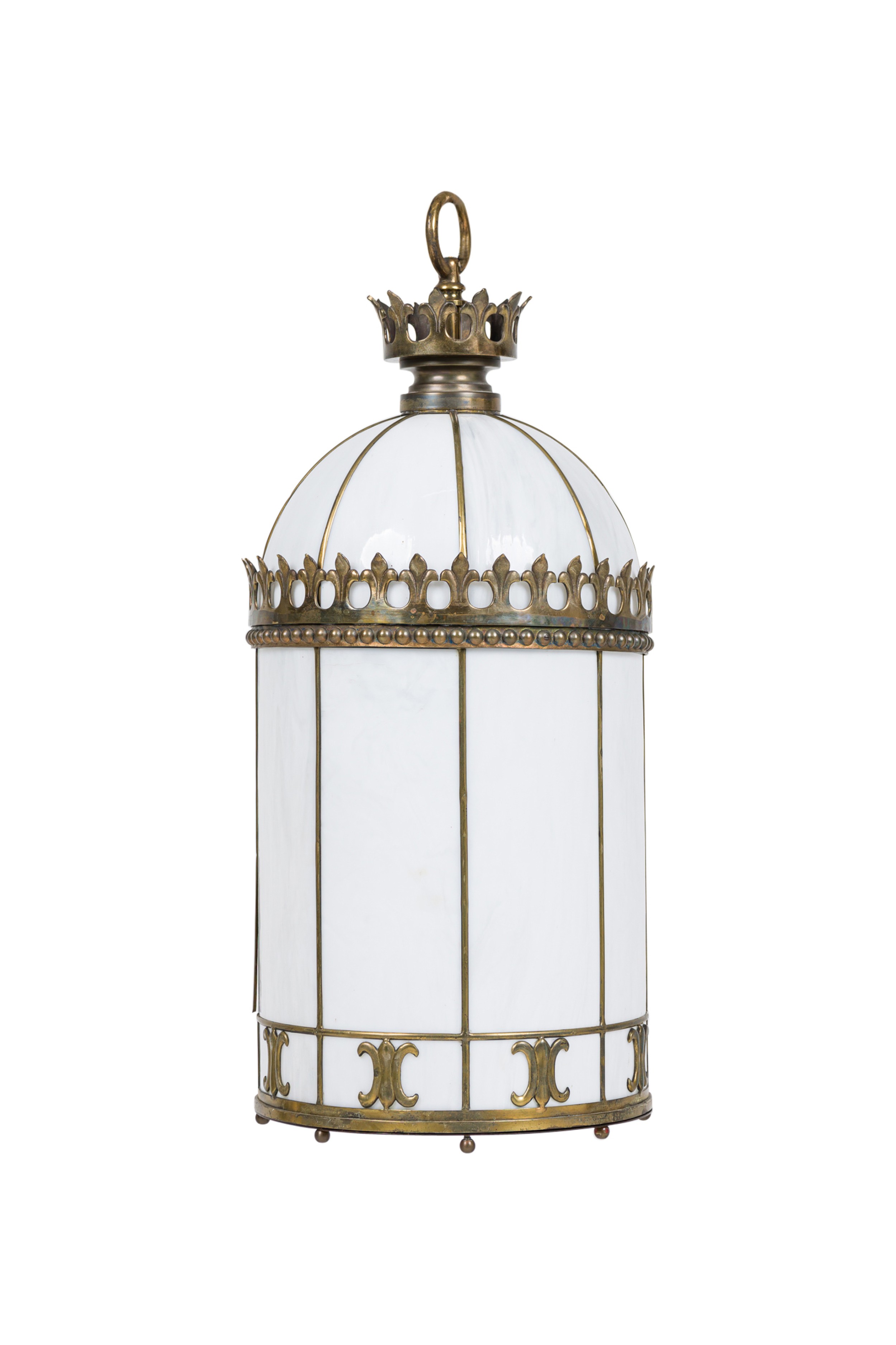 English regency style white lantern
