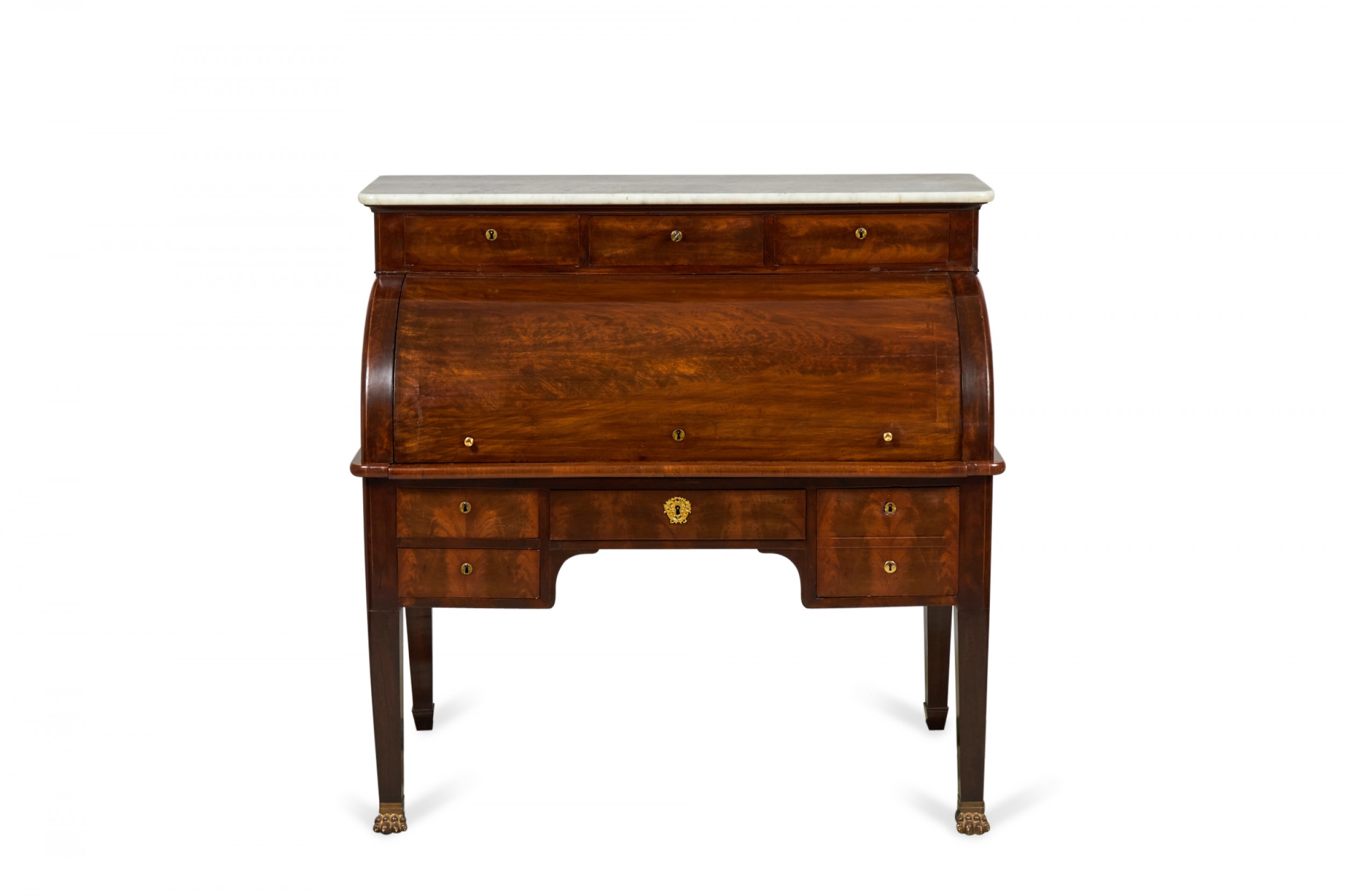 French louis xvi roll top desk