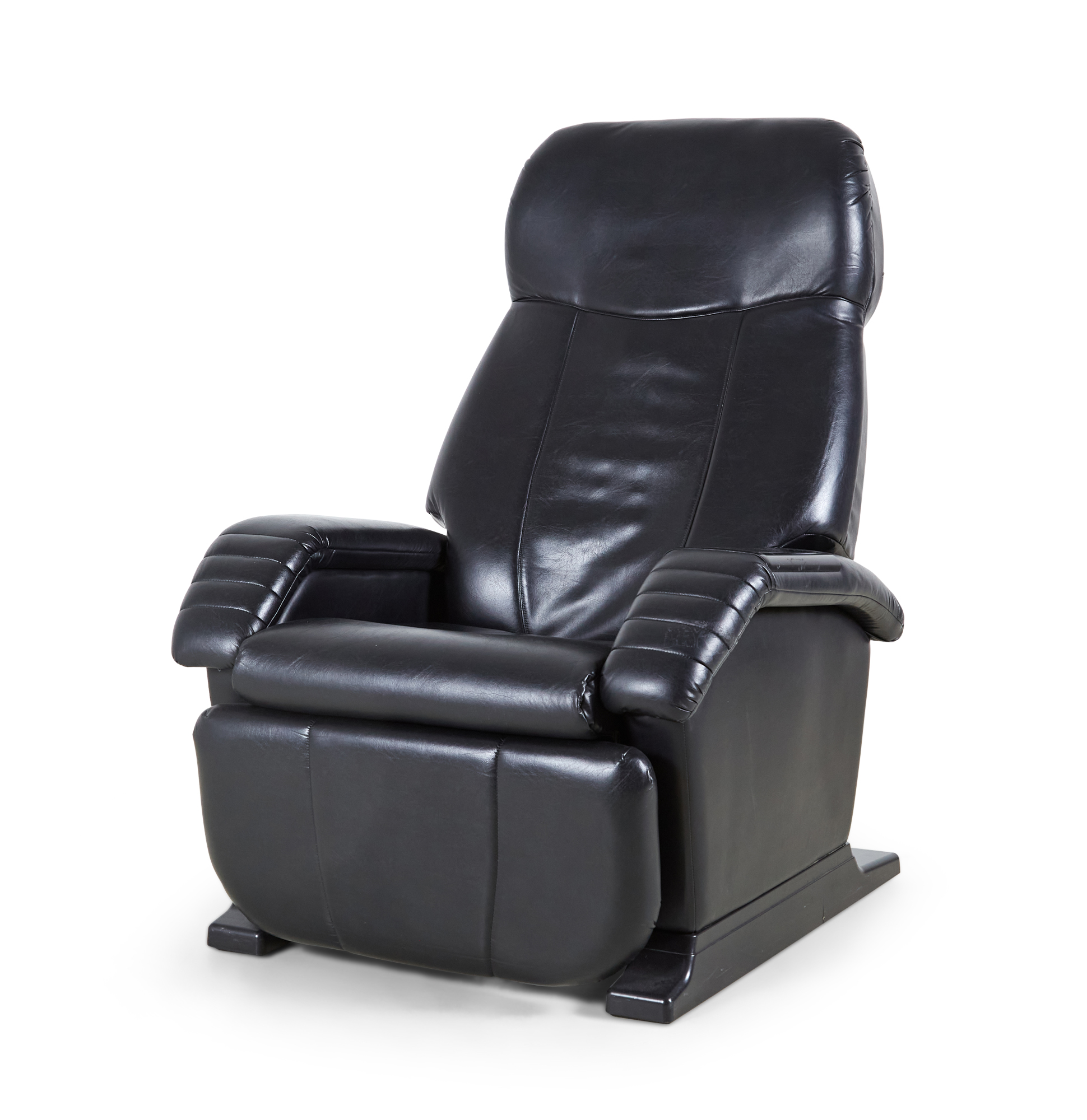 American Contemporary Black Leather Massage Chair