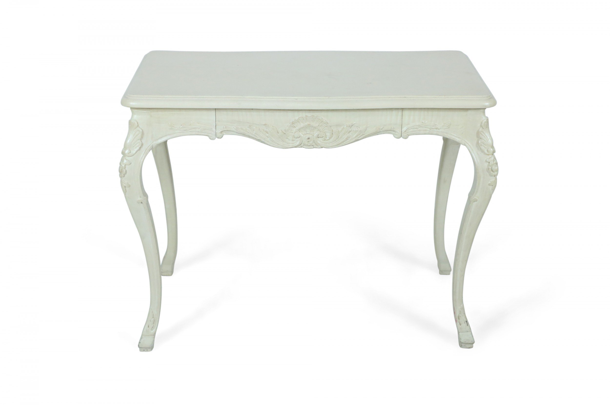 French provincial painted foyer table