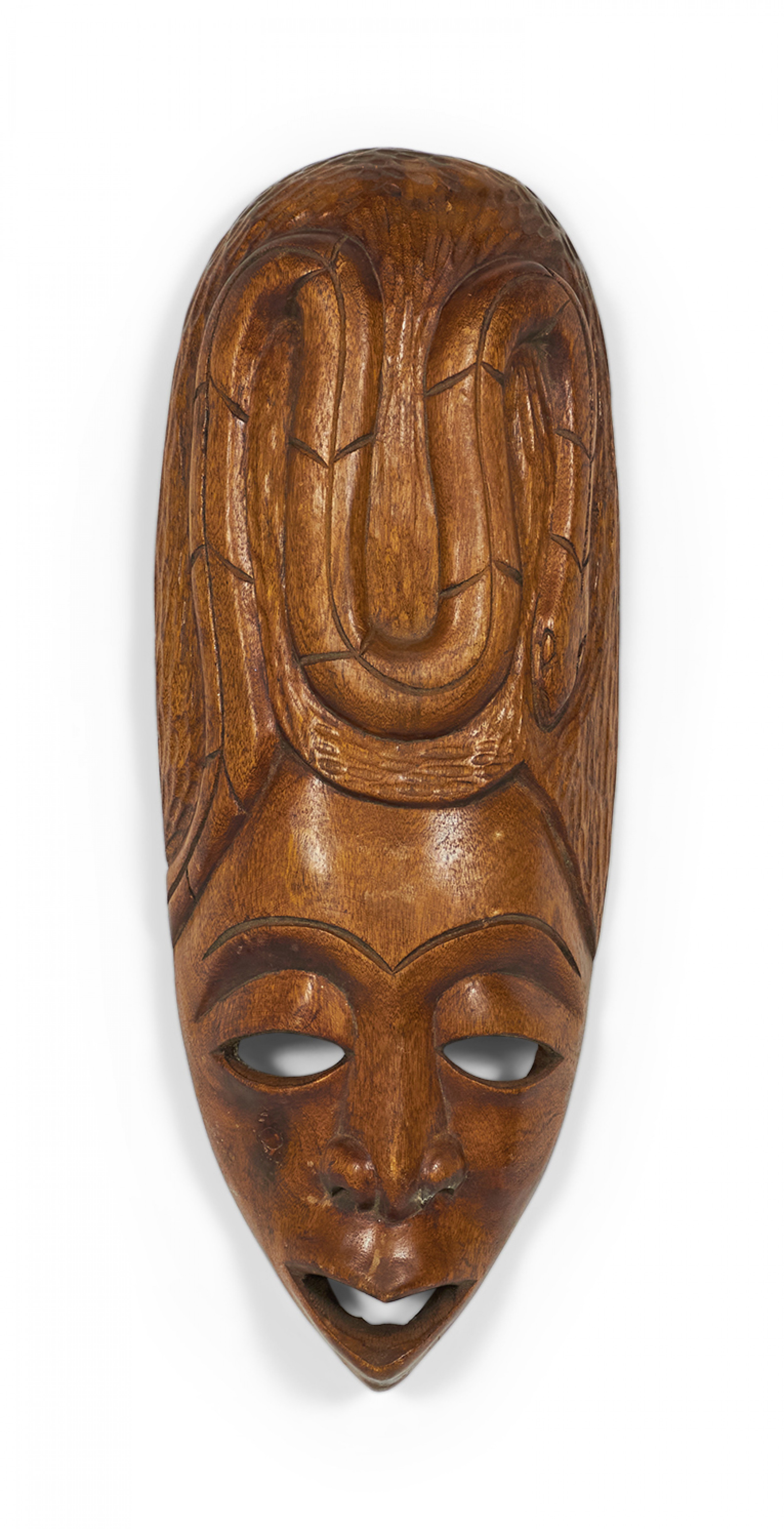 Haitian Carved Hardwood Mask