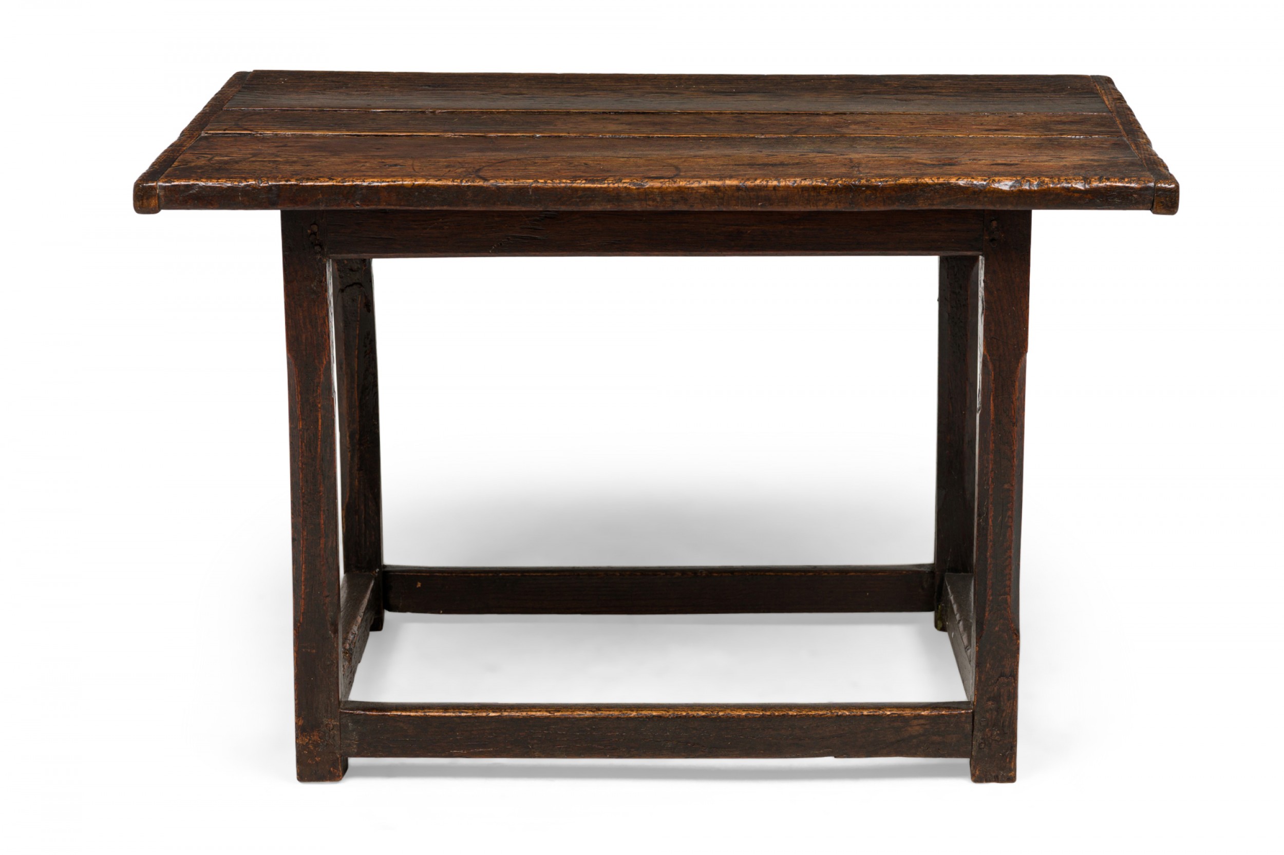 English jacobean rectangular oak side table