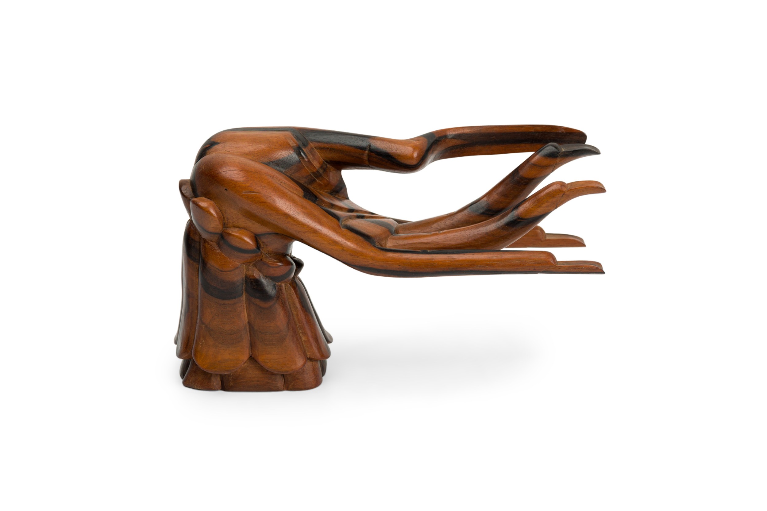 Balinese wooden carving of a hand 