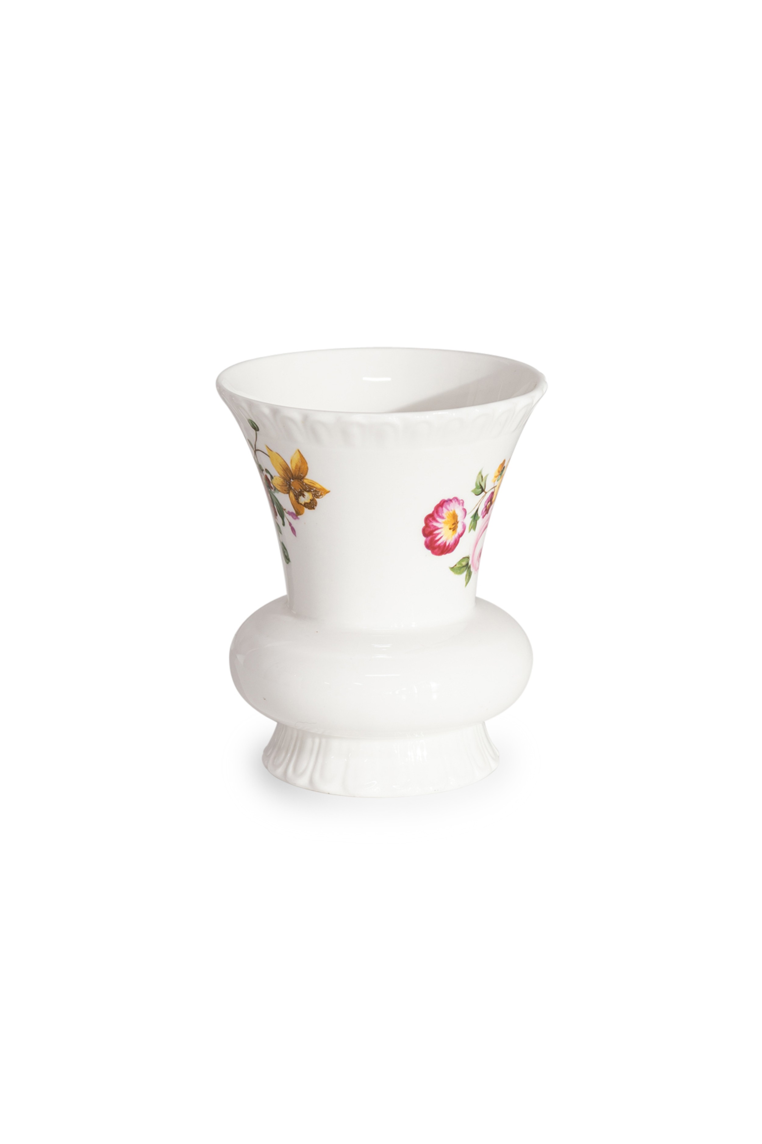 English contemporary small bone china vase 