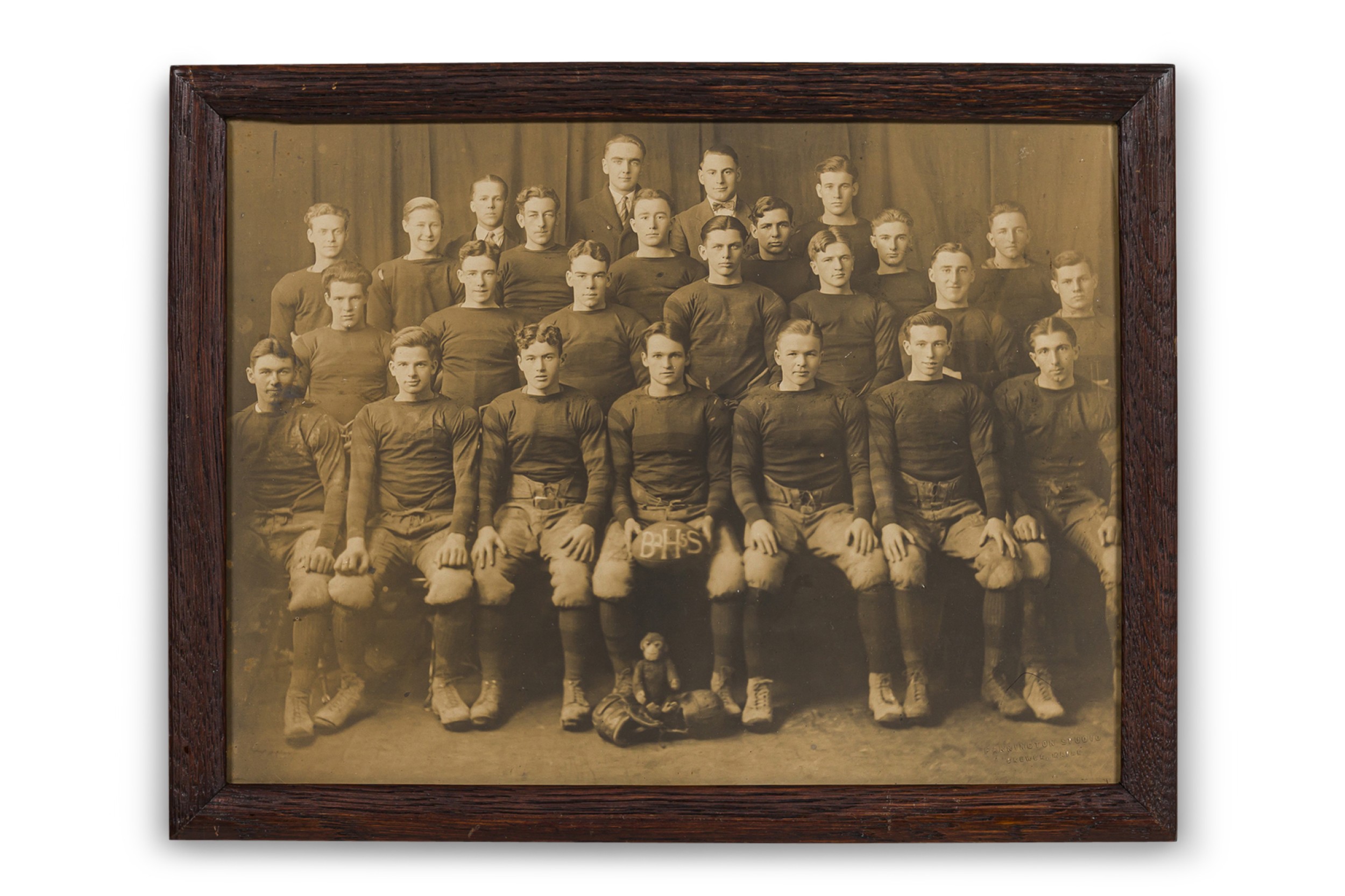 American vintage football 3 BHS photograph