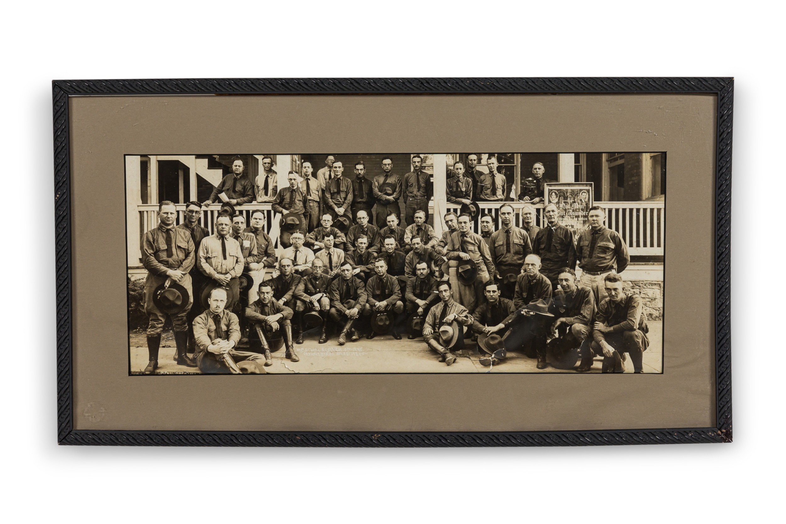 Vintage australian motorcylce police photograph