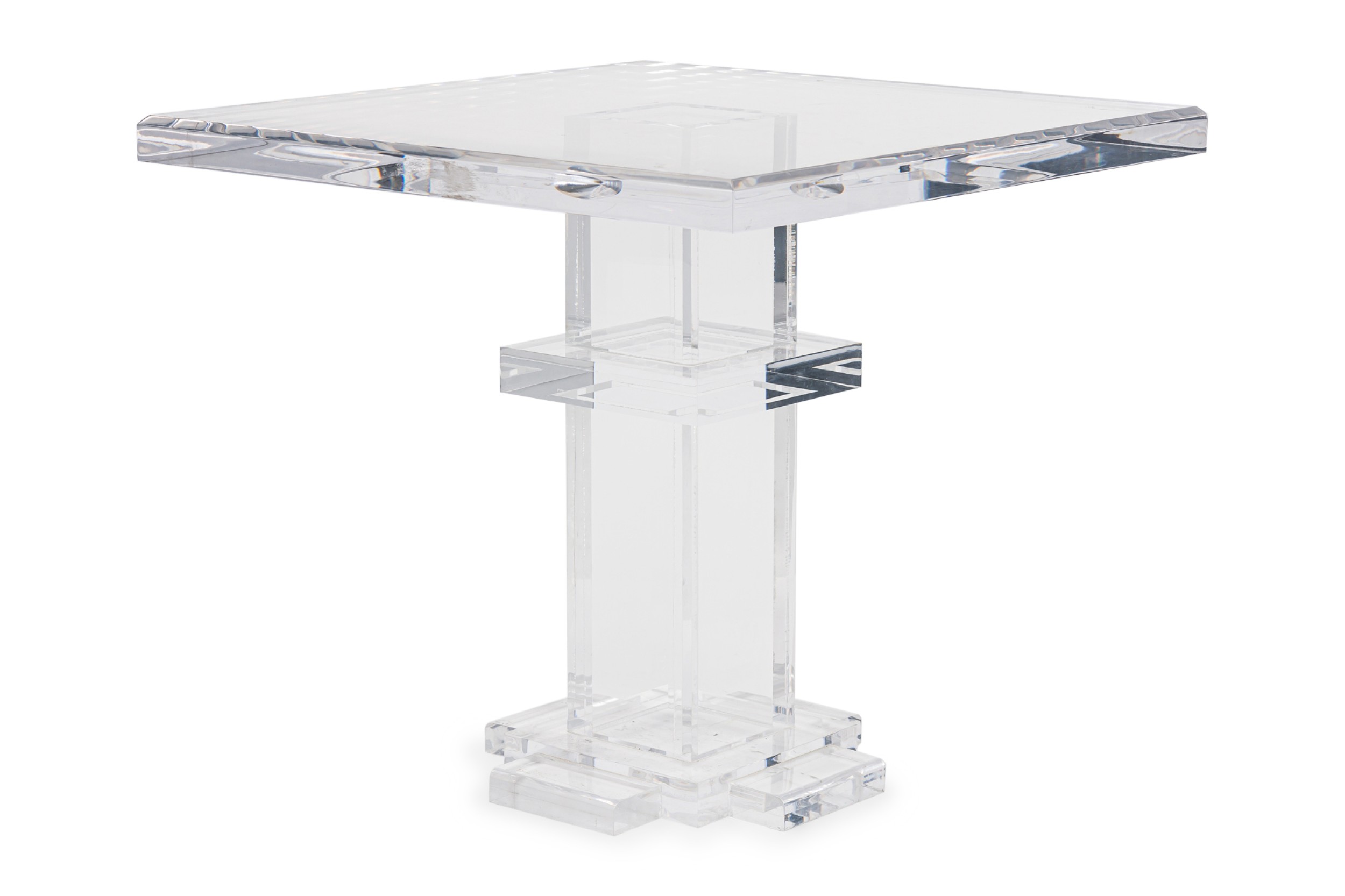 American contemporary acrylic center table 