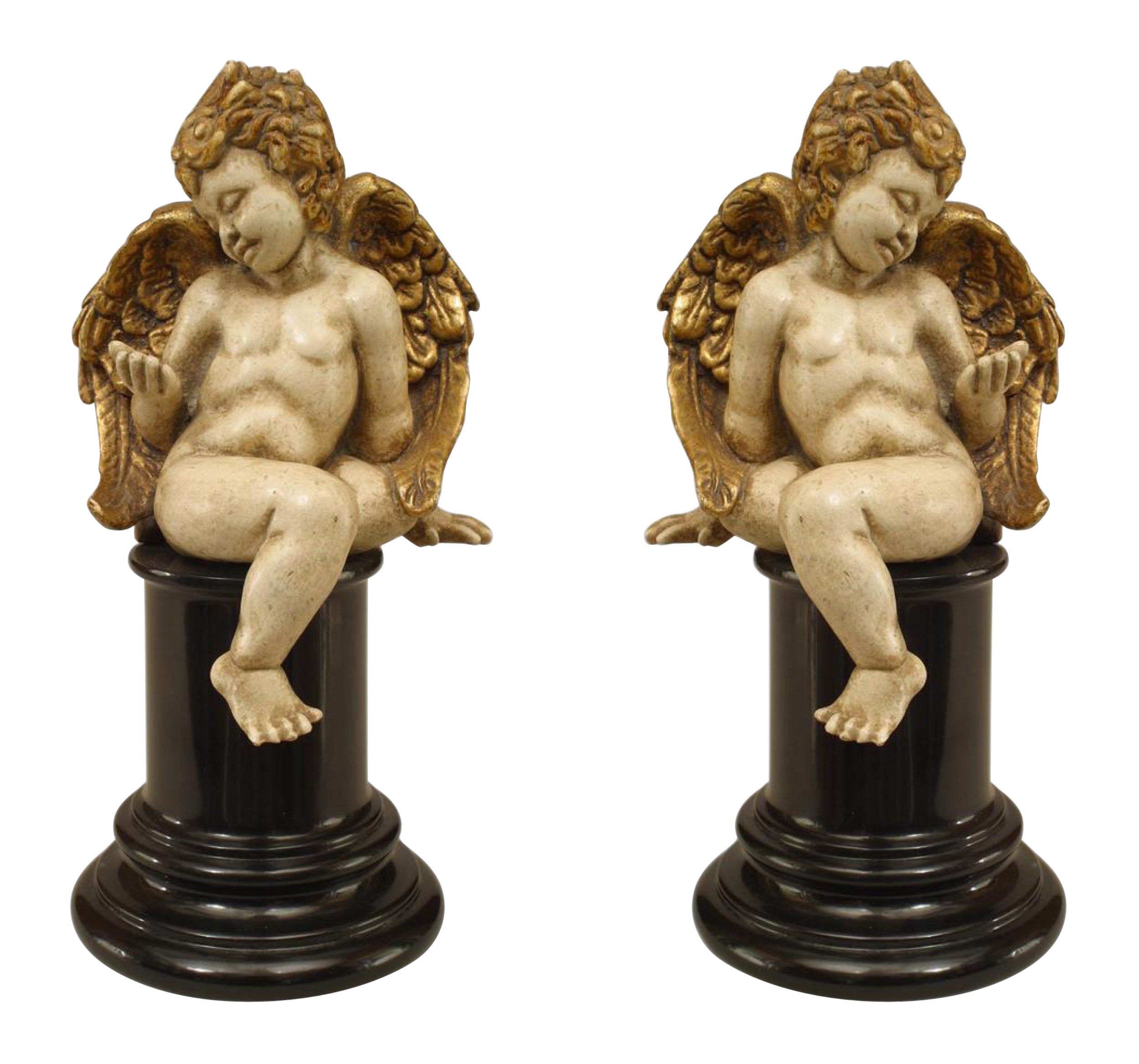 Italian rococo gilt cupids 1