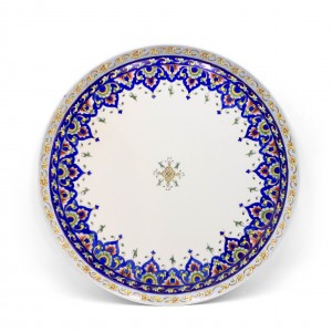 French victorian porcelain charger