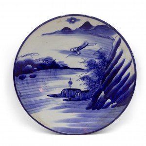 Chinese blue and white porcelain charger 4