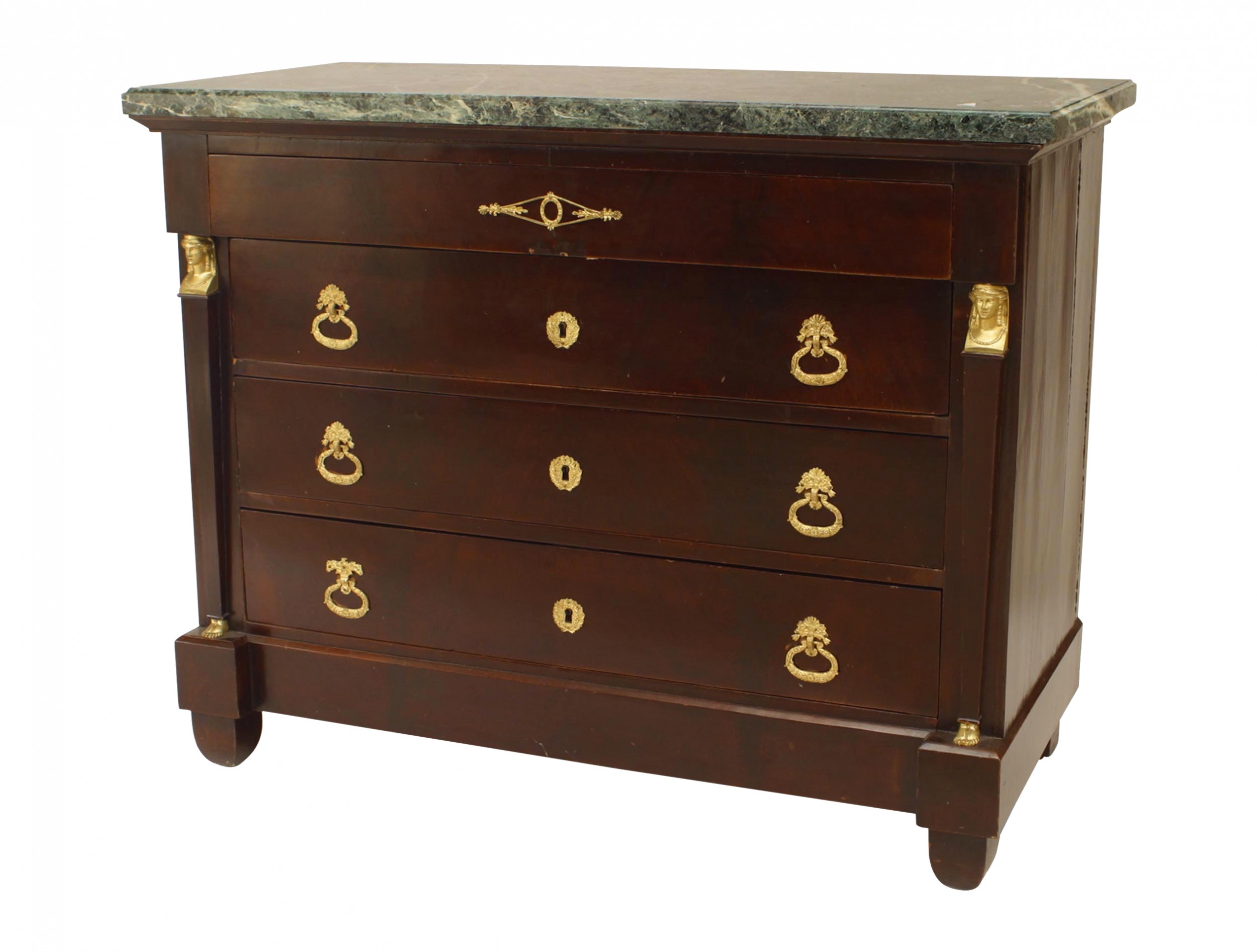 French empire mahogany chest 1