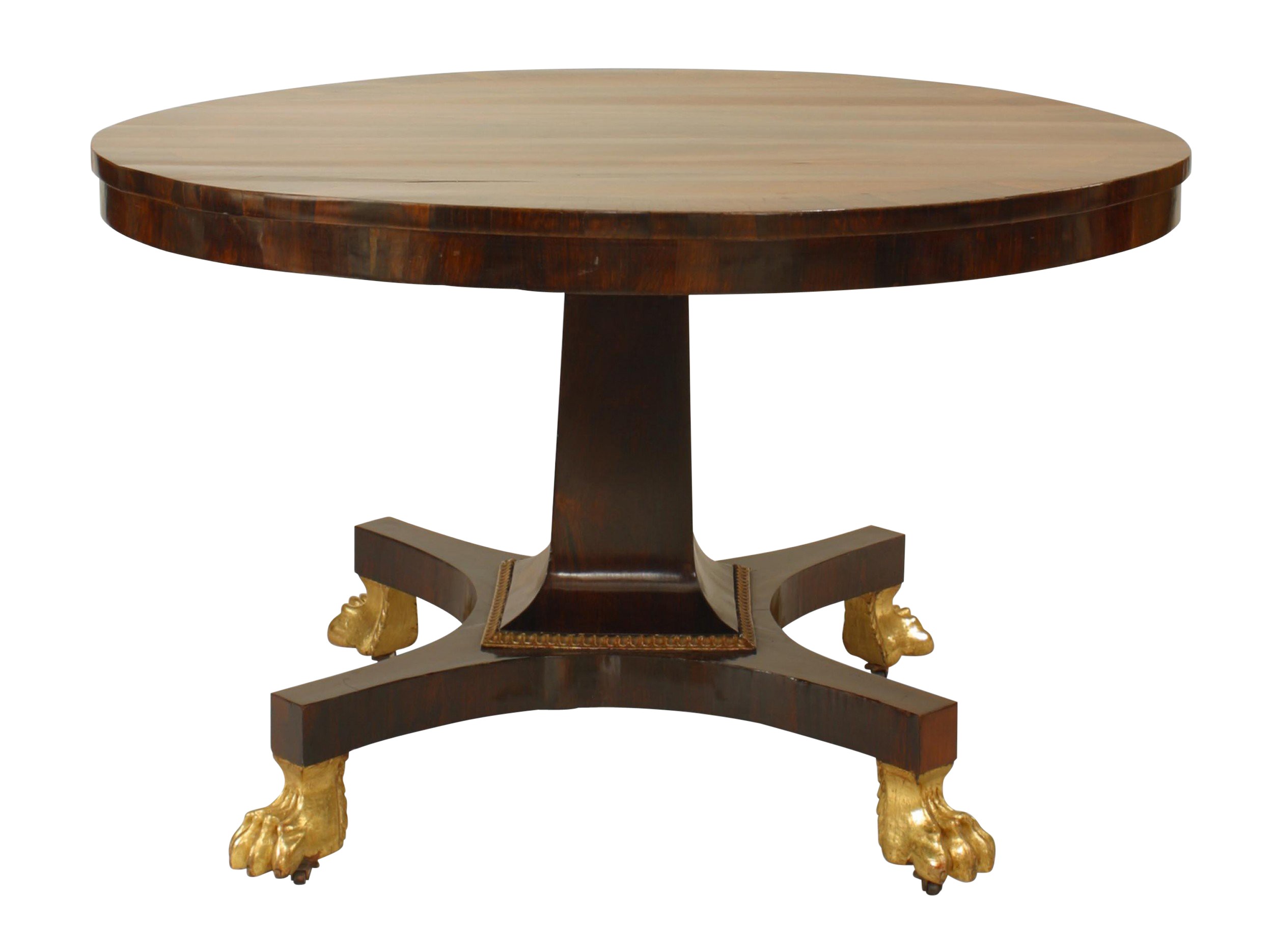 English regency rosewood center table 18