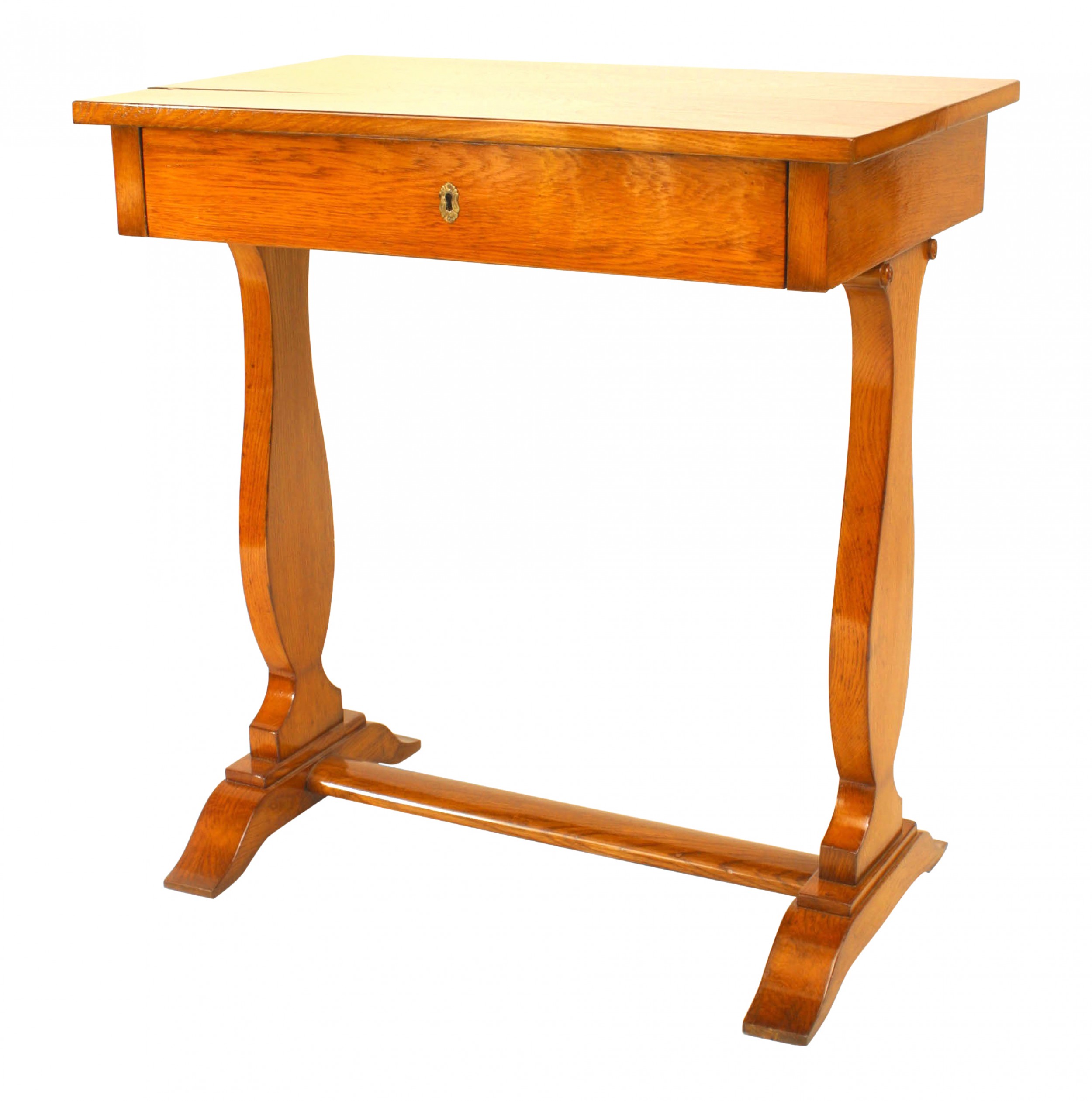 Biedermeier Hungarian elm wood end table