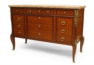 French louis xvi inlaid commode