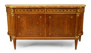 French victorian mahogany cabinet 1