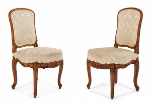 French louis xv walnut side chairs 5