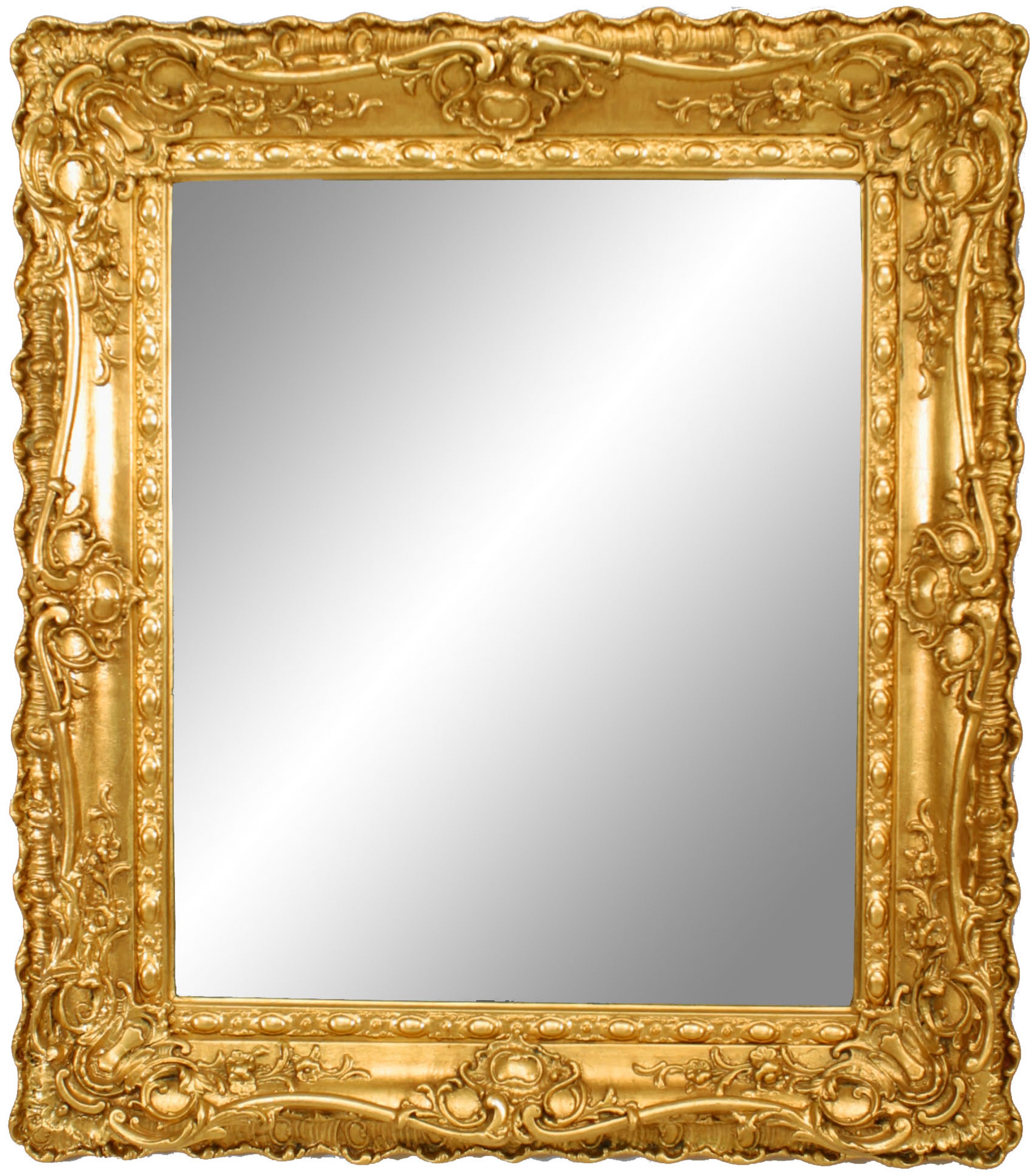 French louis xv style gilt wood wall mirror