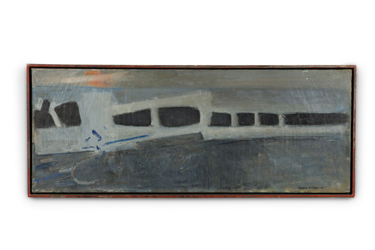 Joseph de martini american contemporary abstract painting titled drowning sun 