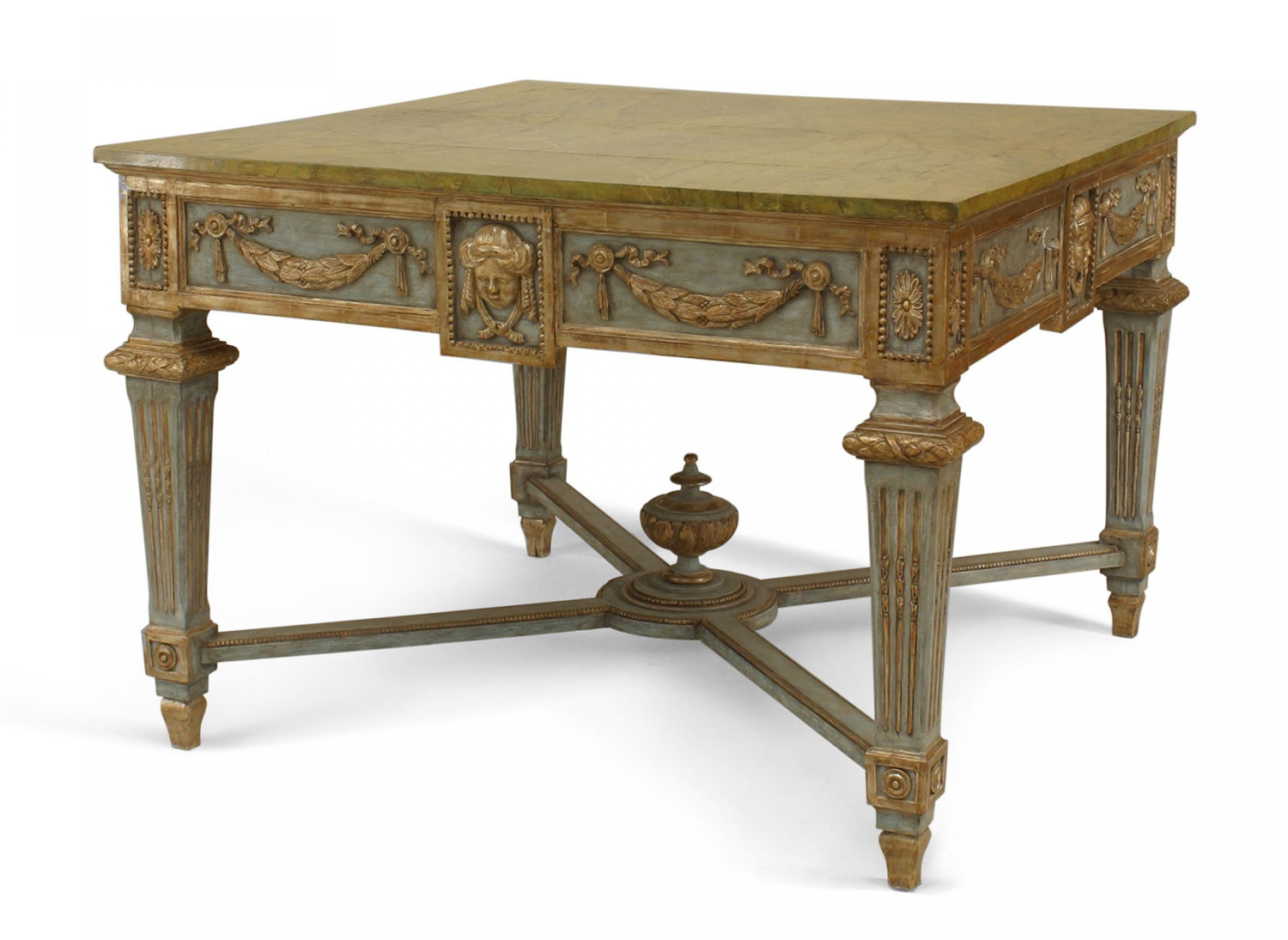 Northern italian neo classic marble center table