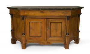 Italian neo classic fruitwood sideboard