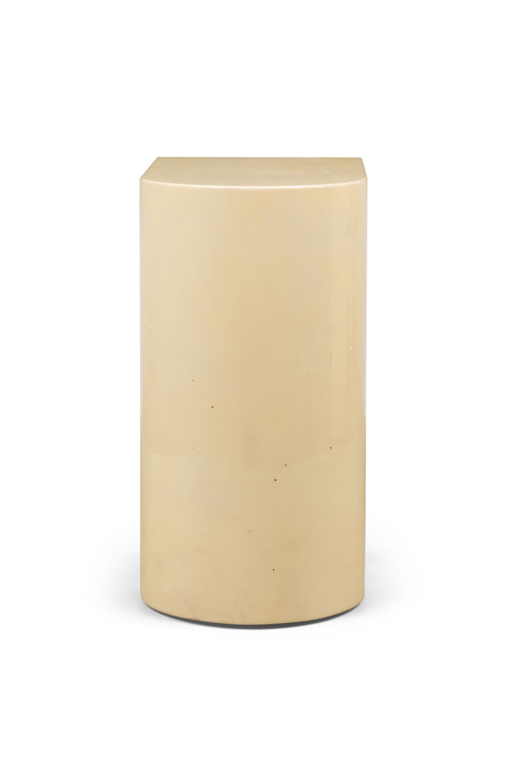  mid century continental karl springer goatskin pedestal 1