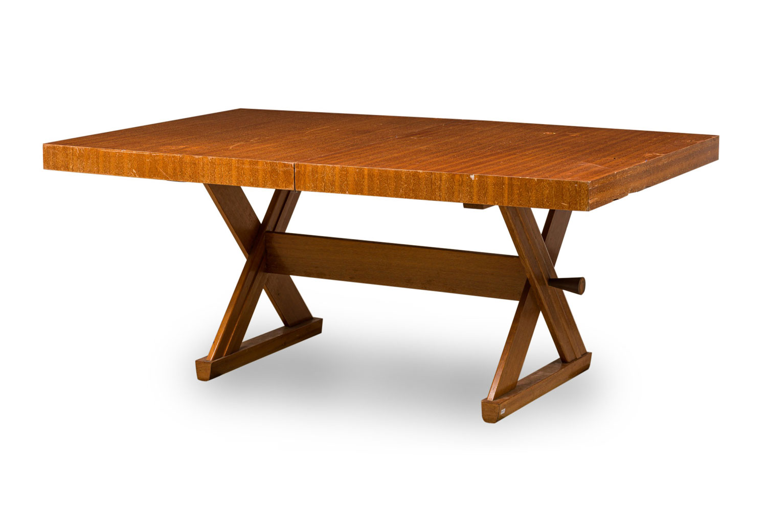 Paul laszlo for brown saltman mid century american light mahogany rectangular game table