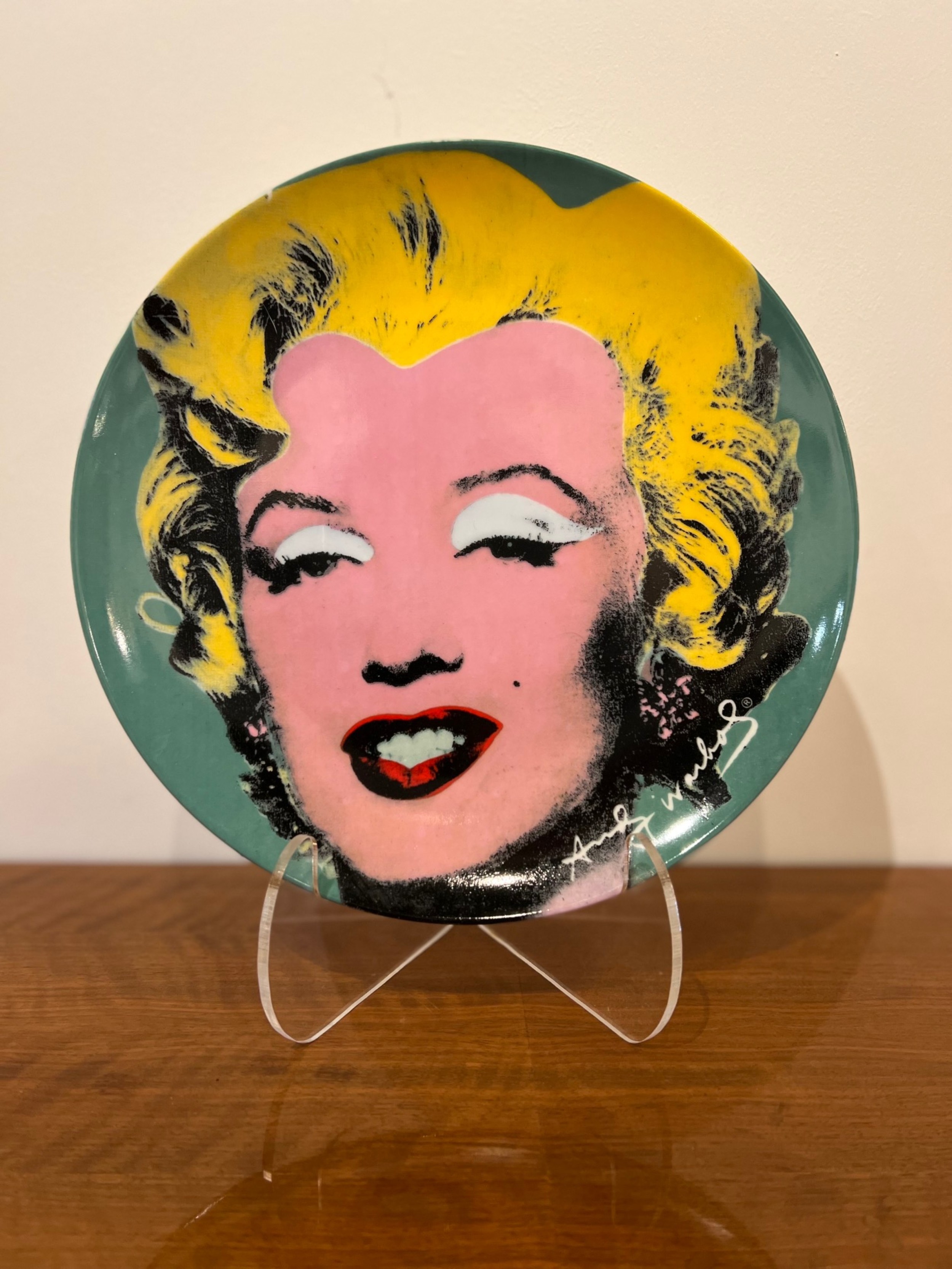 Andy warhol american modern marilyn pattern dinner plates